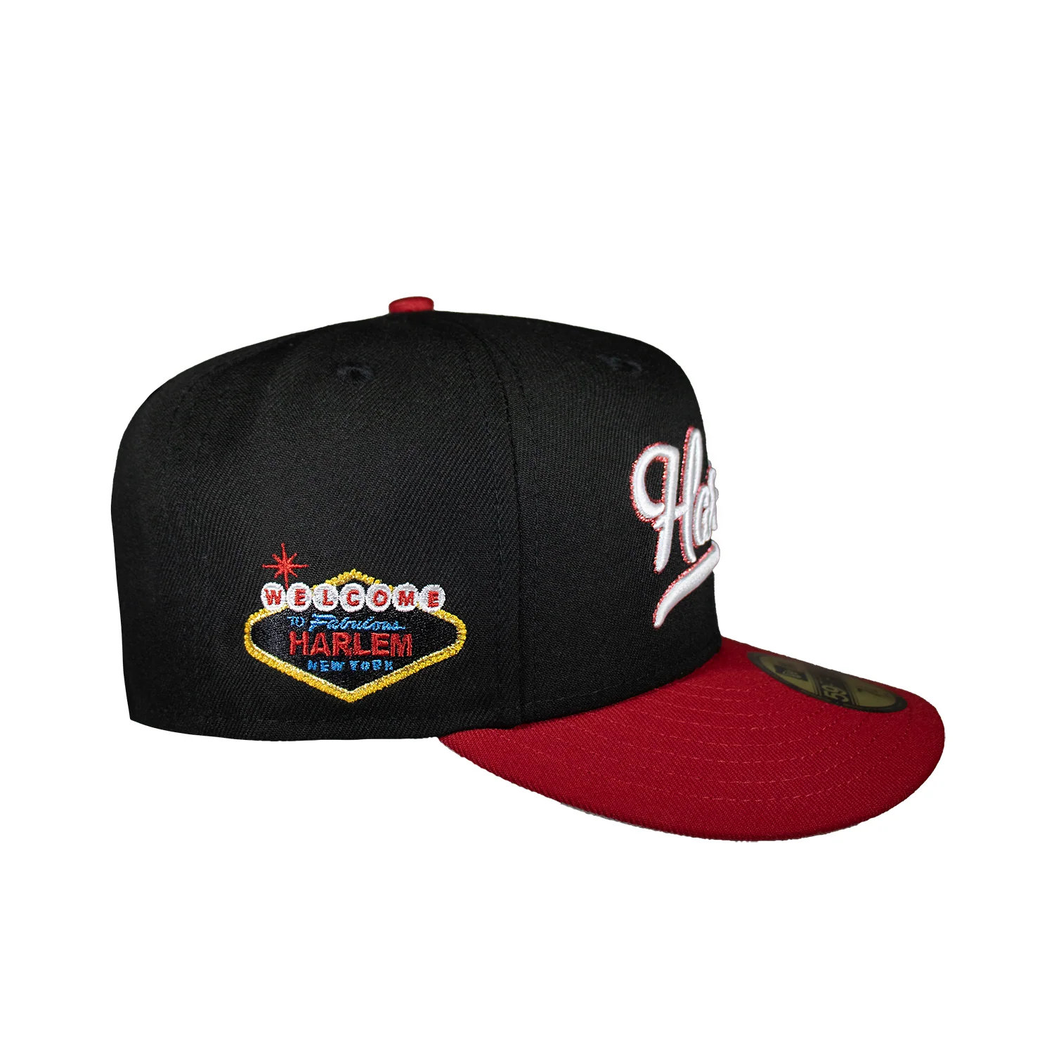 HARLEM BLACK AND RED 5950 FITTED - Image 2