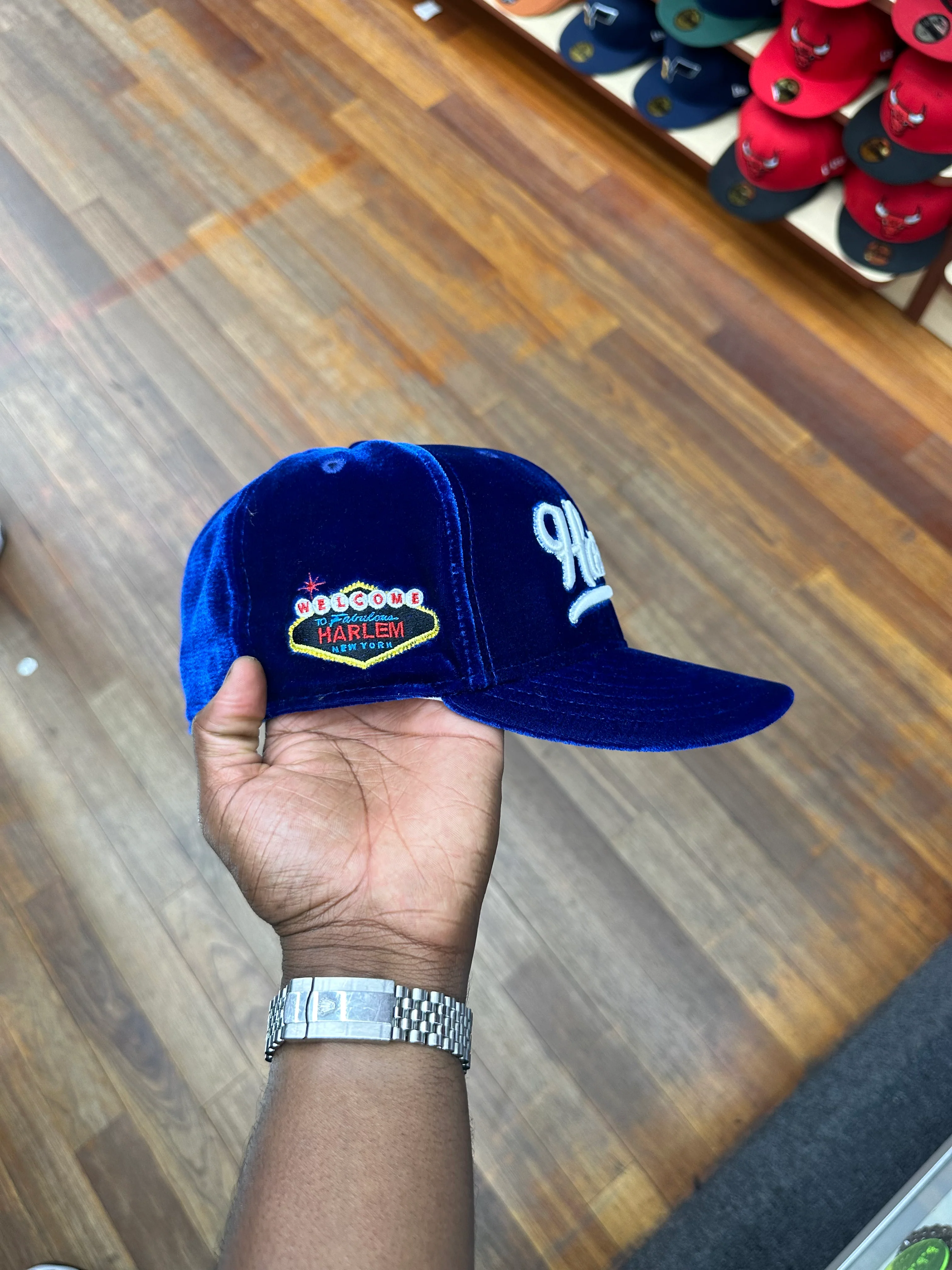 Harlem Dark Royal Velvet 5950 Fitteds - Image 11