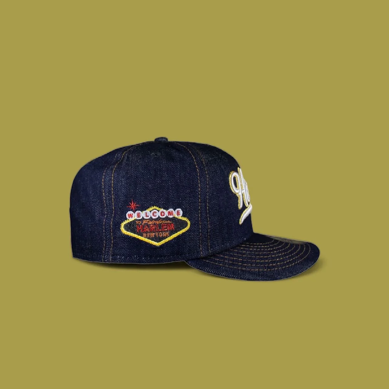Harlem Navy Denim 5950 Fitted - Image 2