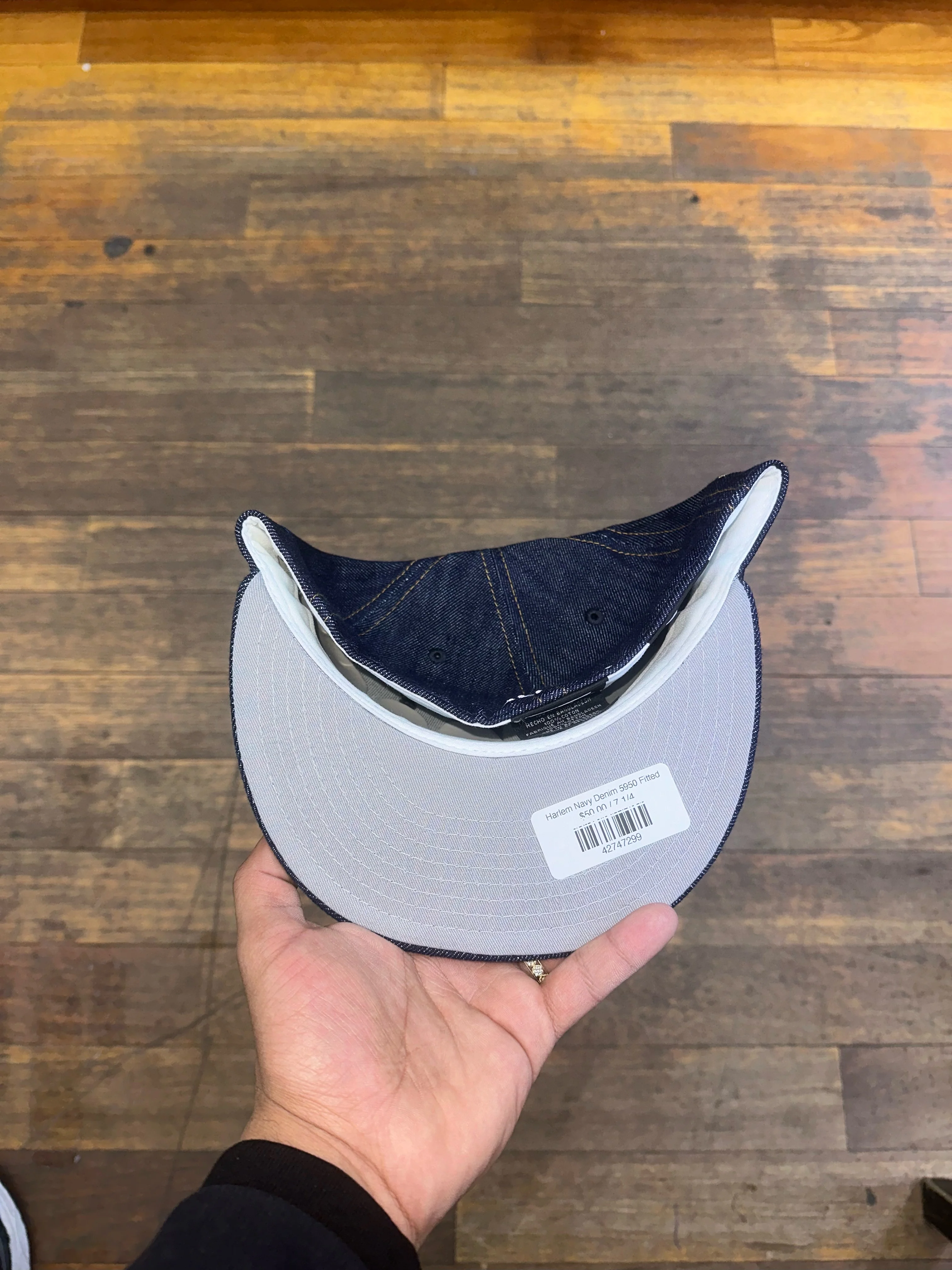 Harlem Navy Denim 5950 Fitted - Image 4