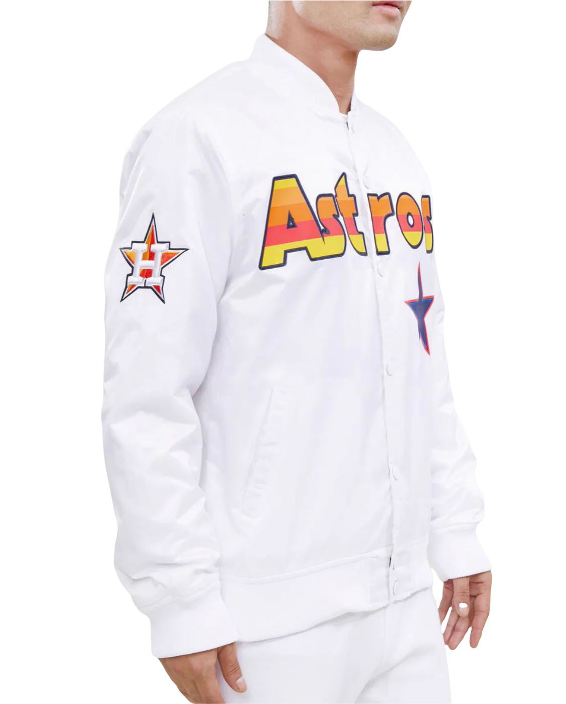 HOU. ASTROS SATIN JACKET - Image 3