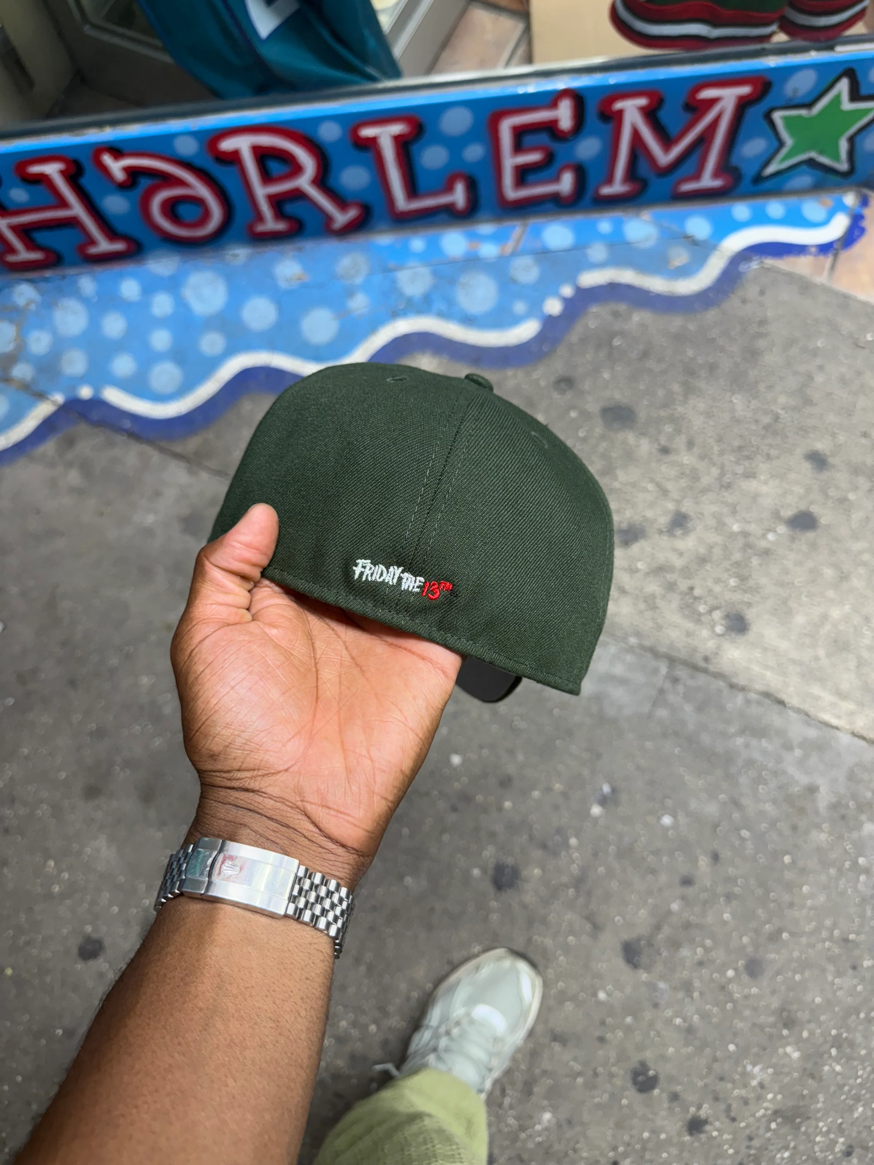 Jason Friday The 13Th Seaweed Green 5950 Fitted - Image 6