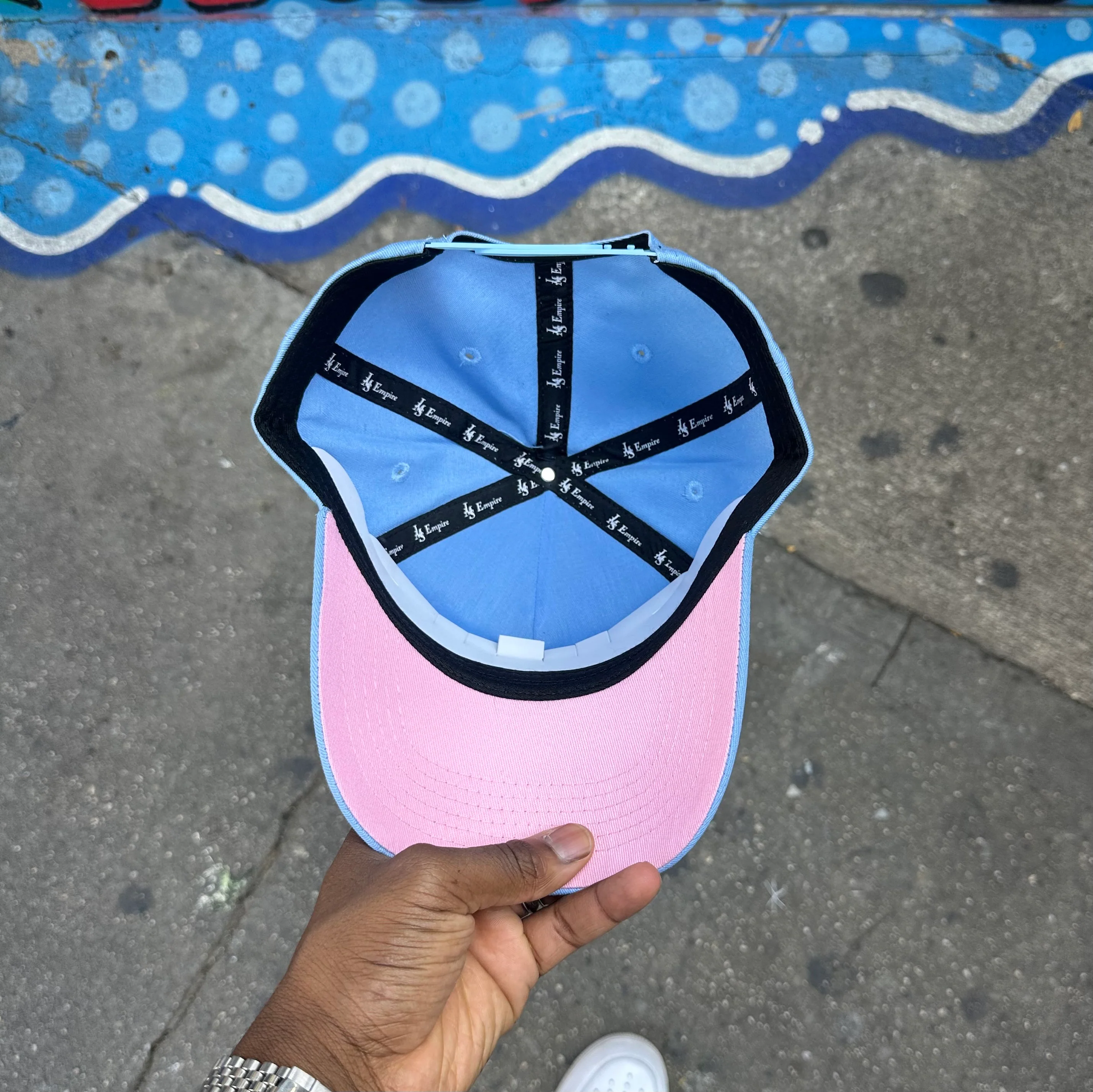 Just Make Sense “JMS” All Sky Blue SnapBack - Image 5
