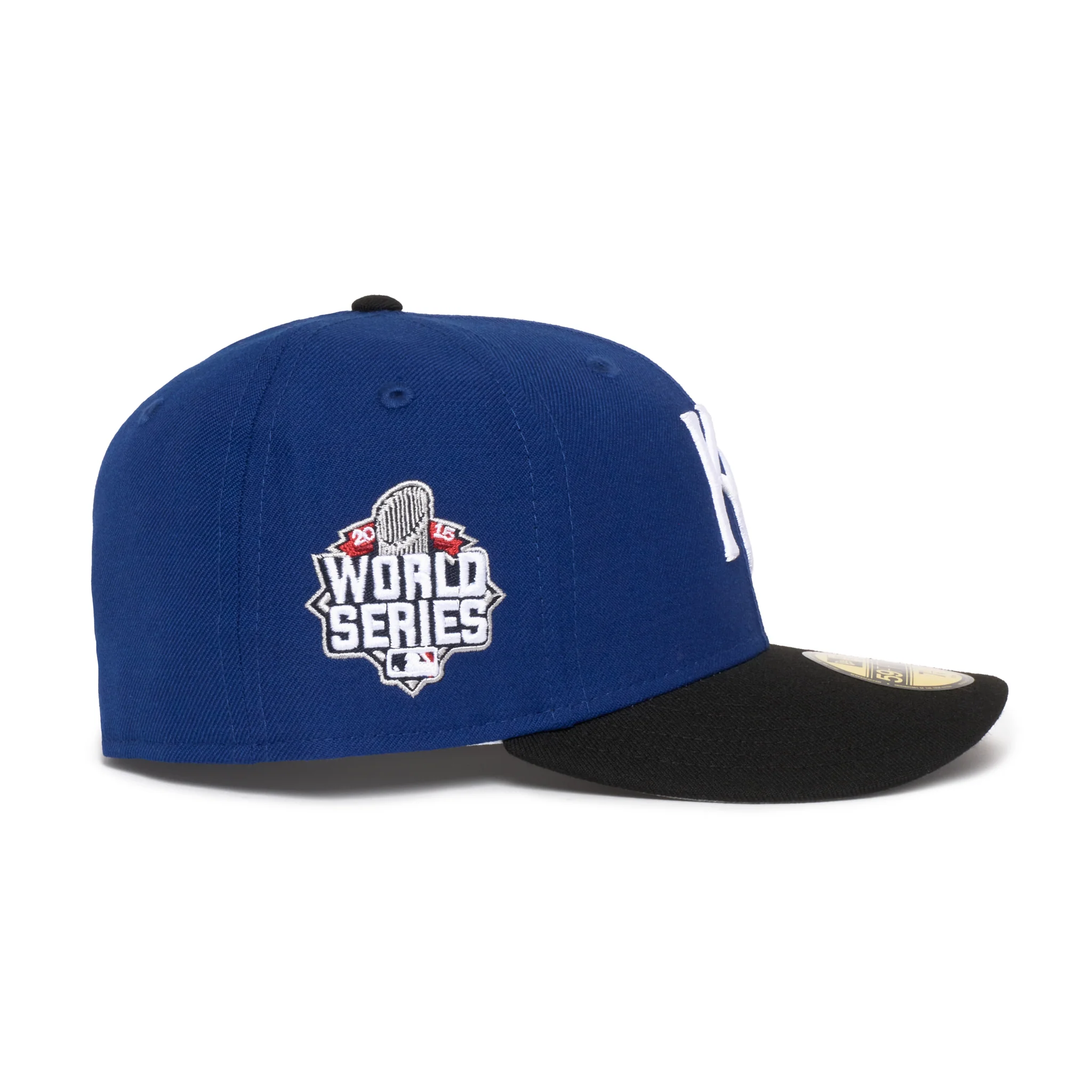 Kansas City Royals Royal Crown Black Visor 2015 Grey uv - Image 3