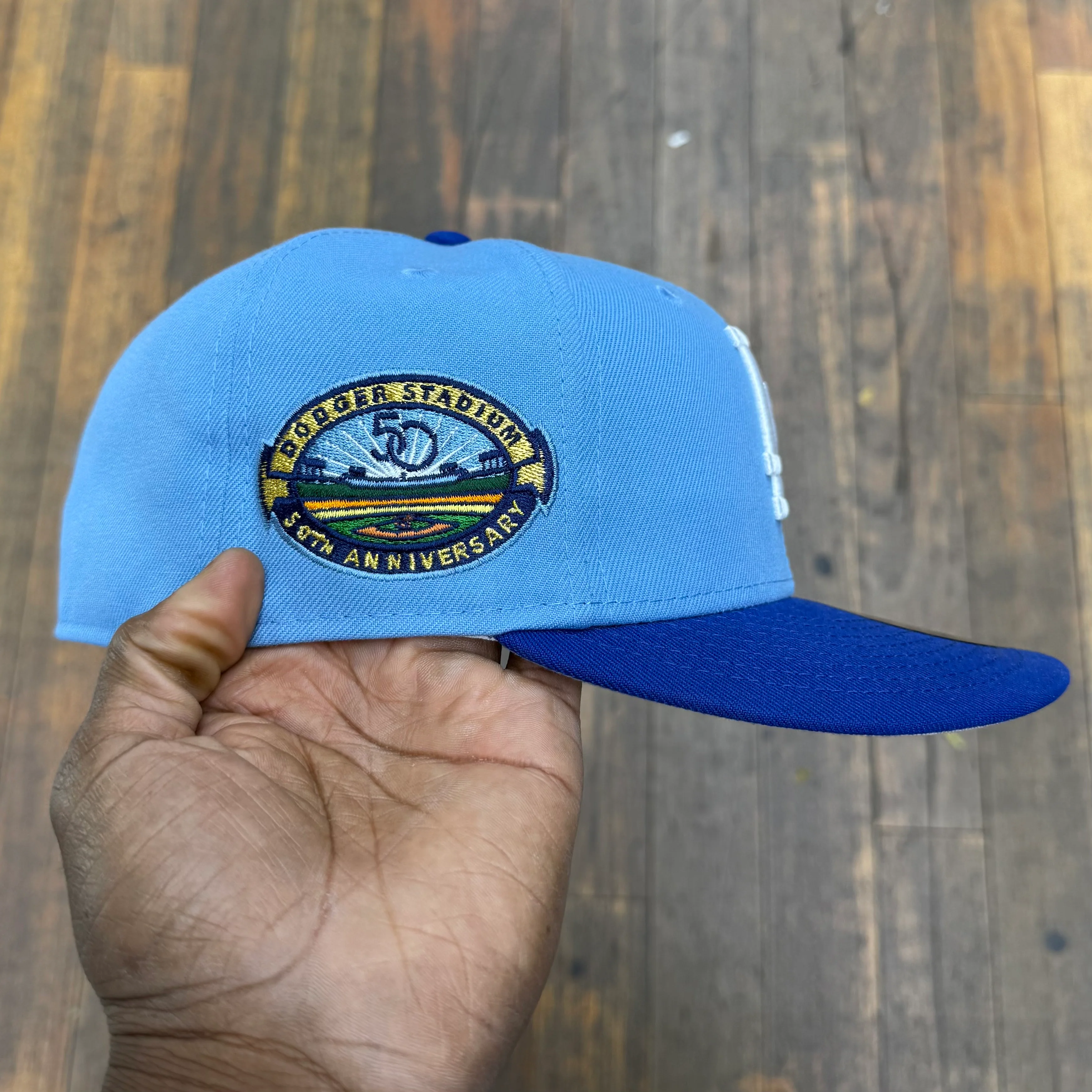 Los Angeles Dodgers Two Tone Sky and Royal 50TH - Image 10