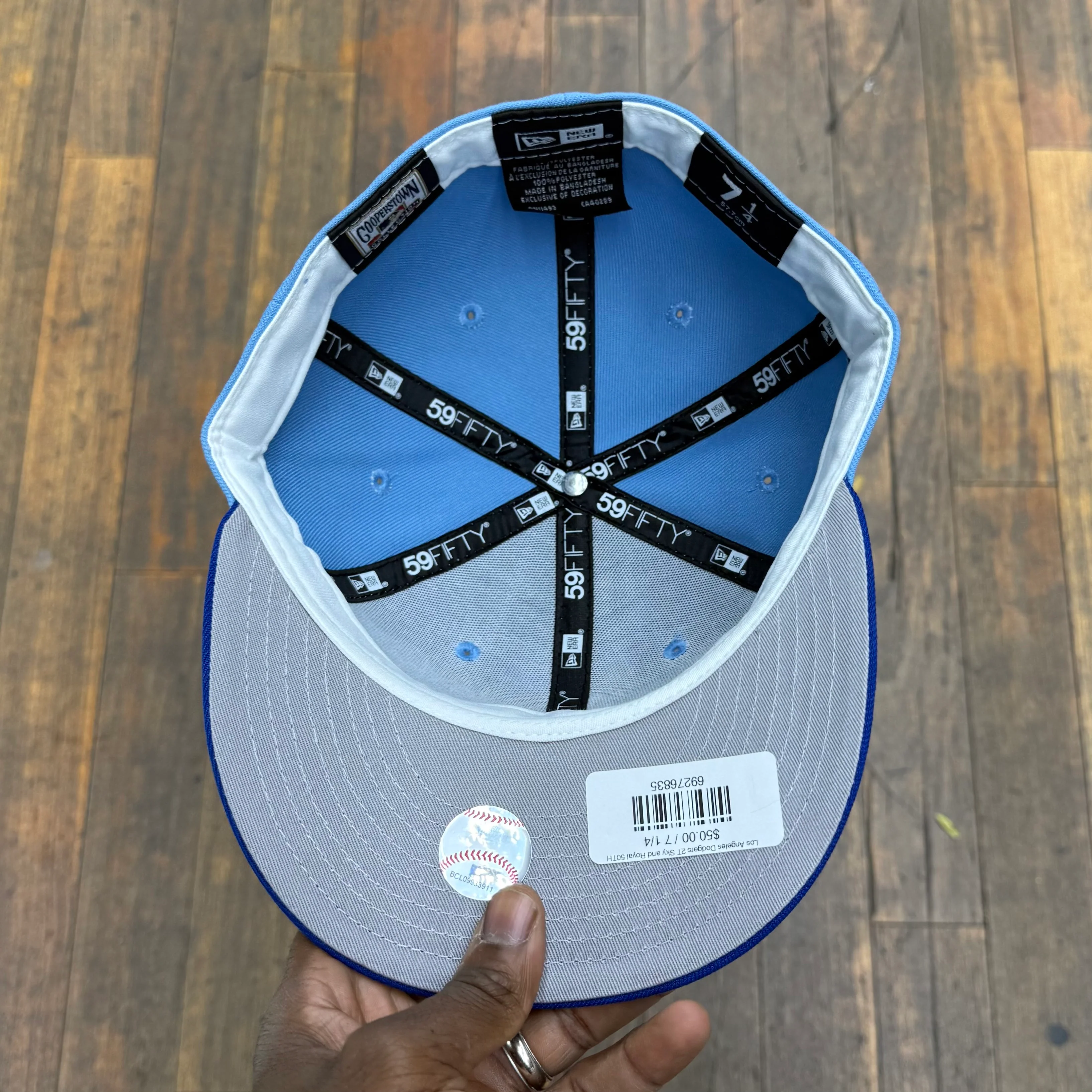 Los Angeles Dodgers Two Tone Sky and Royal 50TH - Image 12