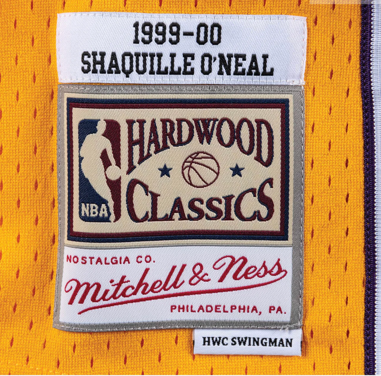 Los Angels Lakers EXC. HM 99-00 O'Neal Jersey - Image 3