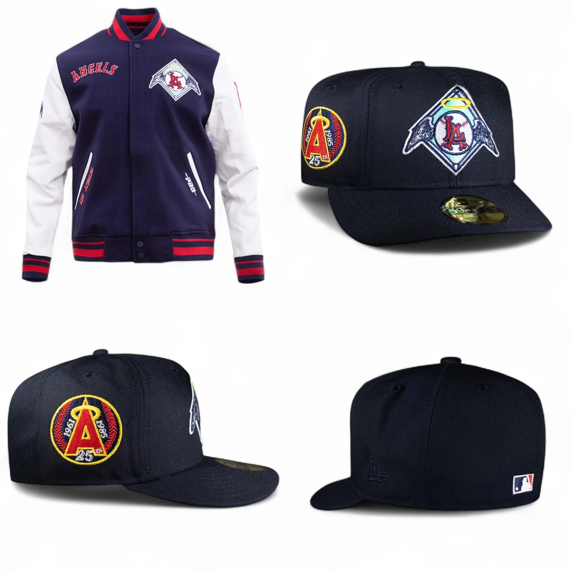 Los Angeles Angels All Navy 25th w/ Wings Logo - Image 5