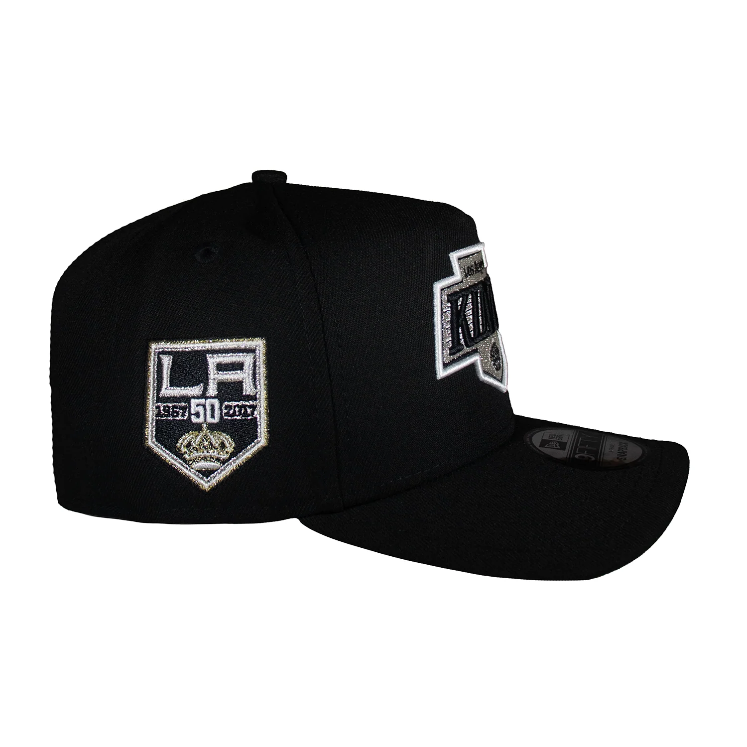 Los Angeles Kings All Black 950 AFrame Snap Back - Image 3