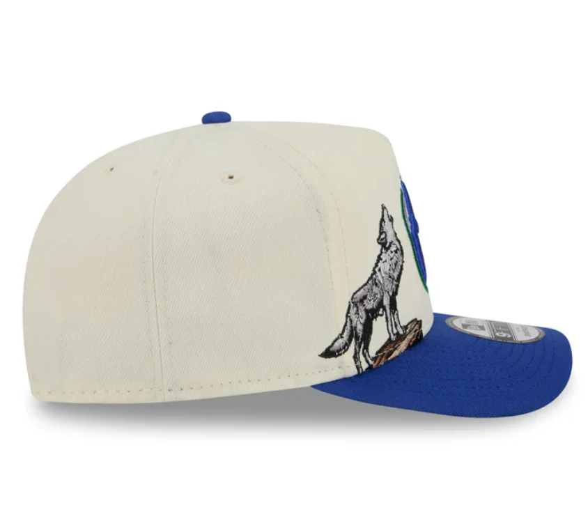 Minnesota Timberwolves HWC Chrome White 9FIFTY A-Frame Snapback - Image 5