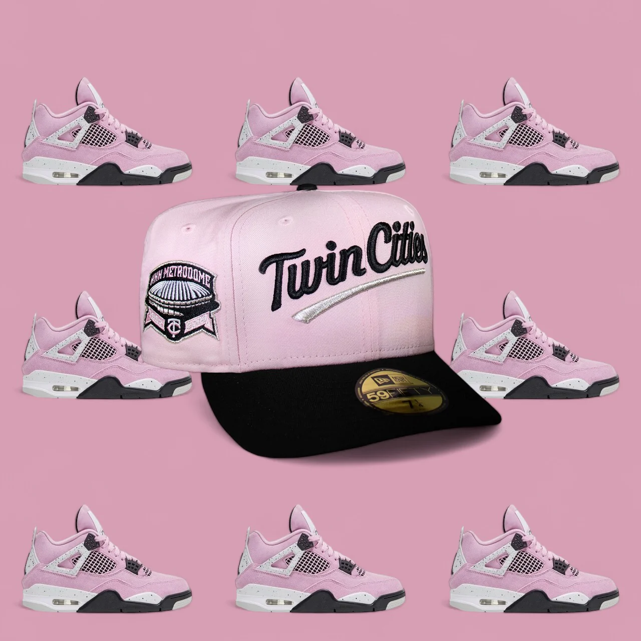 Minnesota Twins Pink and Black MetroDome - Image 2