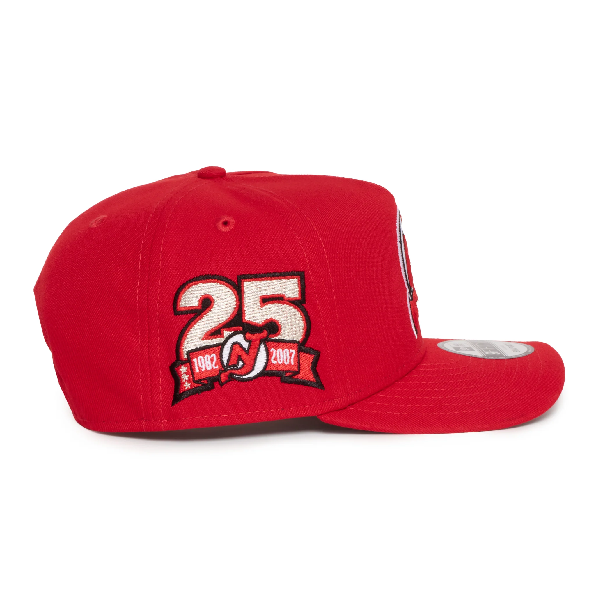New Jersey Devils All Red 950 AFrame 25 Years Snap Back - Image 3