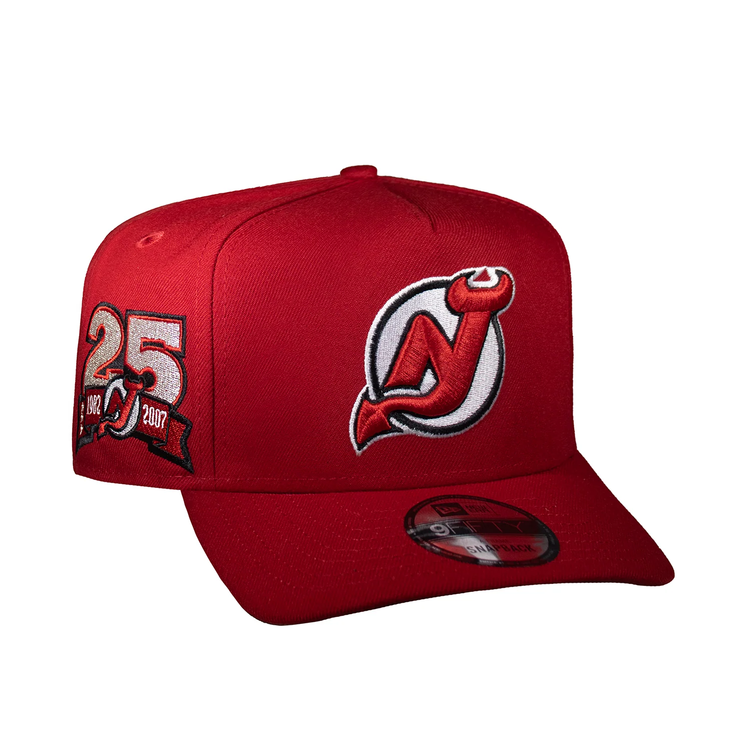 New Jersey Devils All Red 950 AFrame Snap Back - Image 2