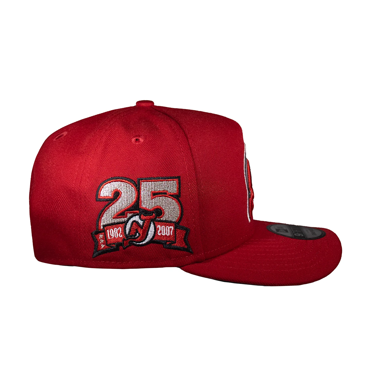 New Jersey Devils All Red 950 AFrame Snap Back - Image 3