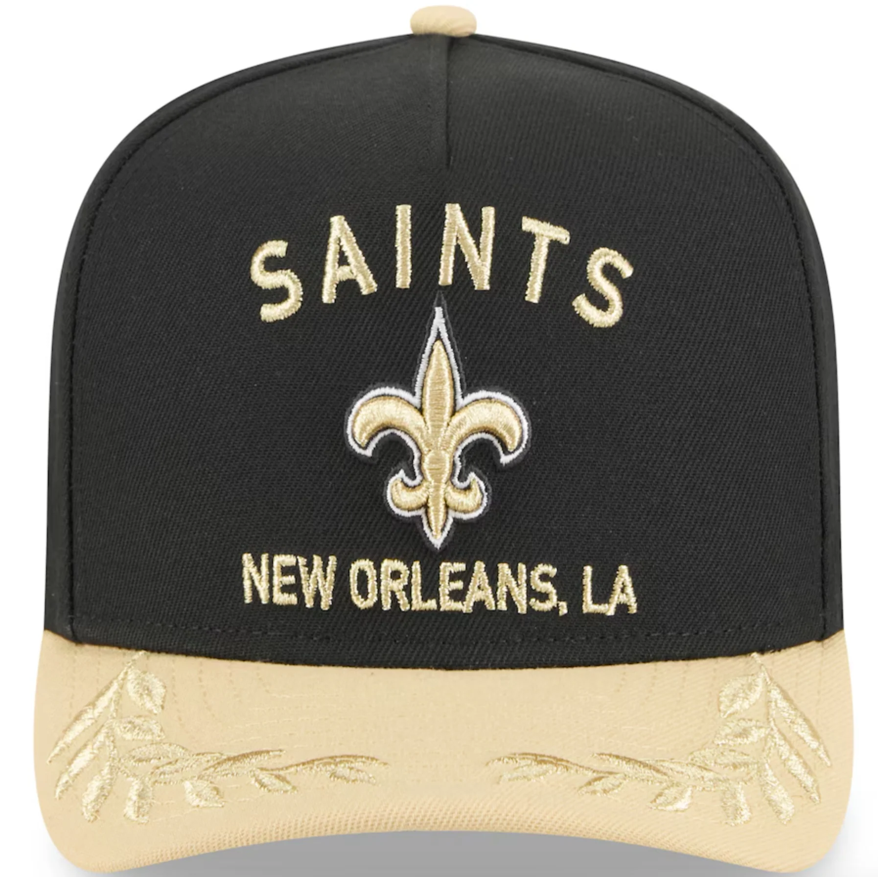 New Orleans Saints Black NFL25 DRAFT 950 AFrame Snap Back - Image 3