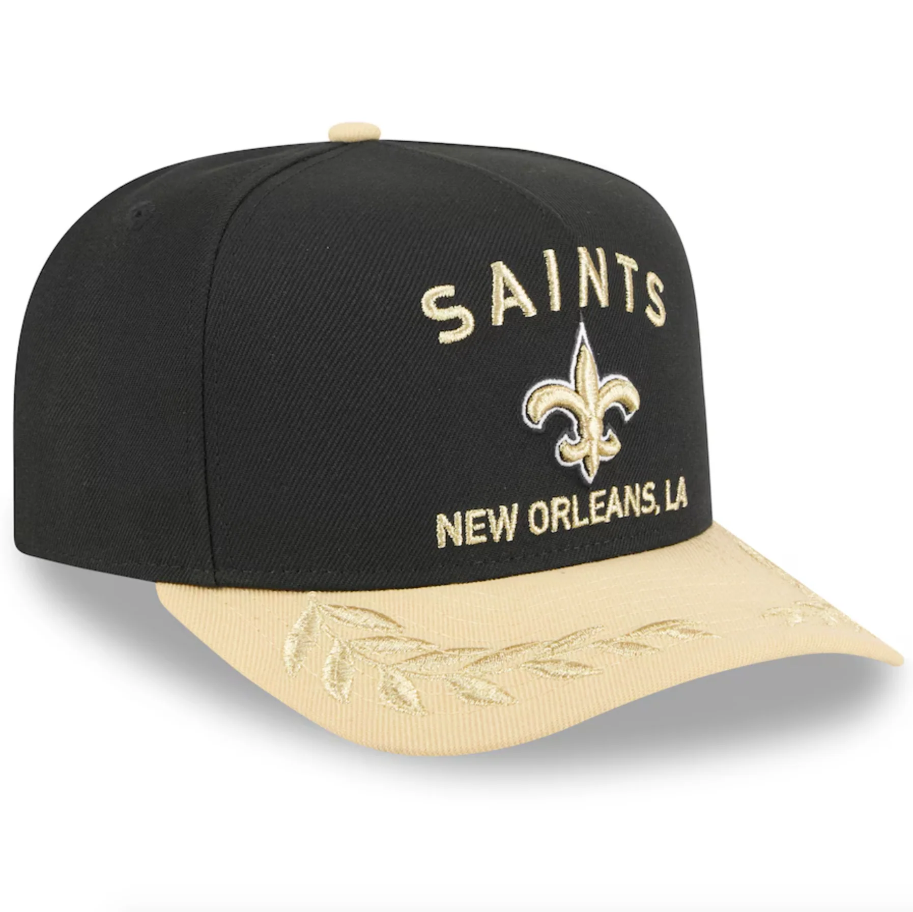 New Orleans Saints Black NFL25 DRAFT 950 AFrame Snap Back - Image 5