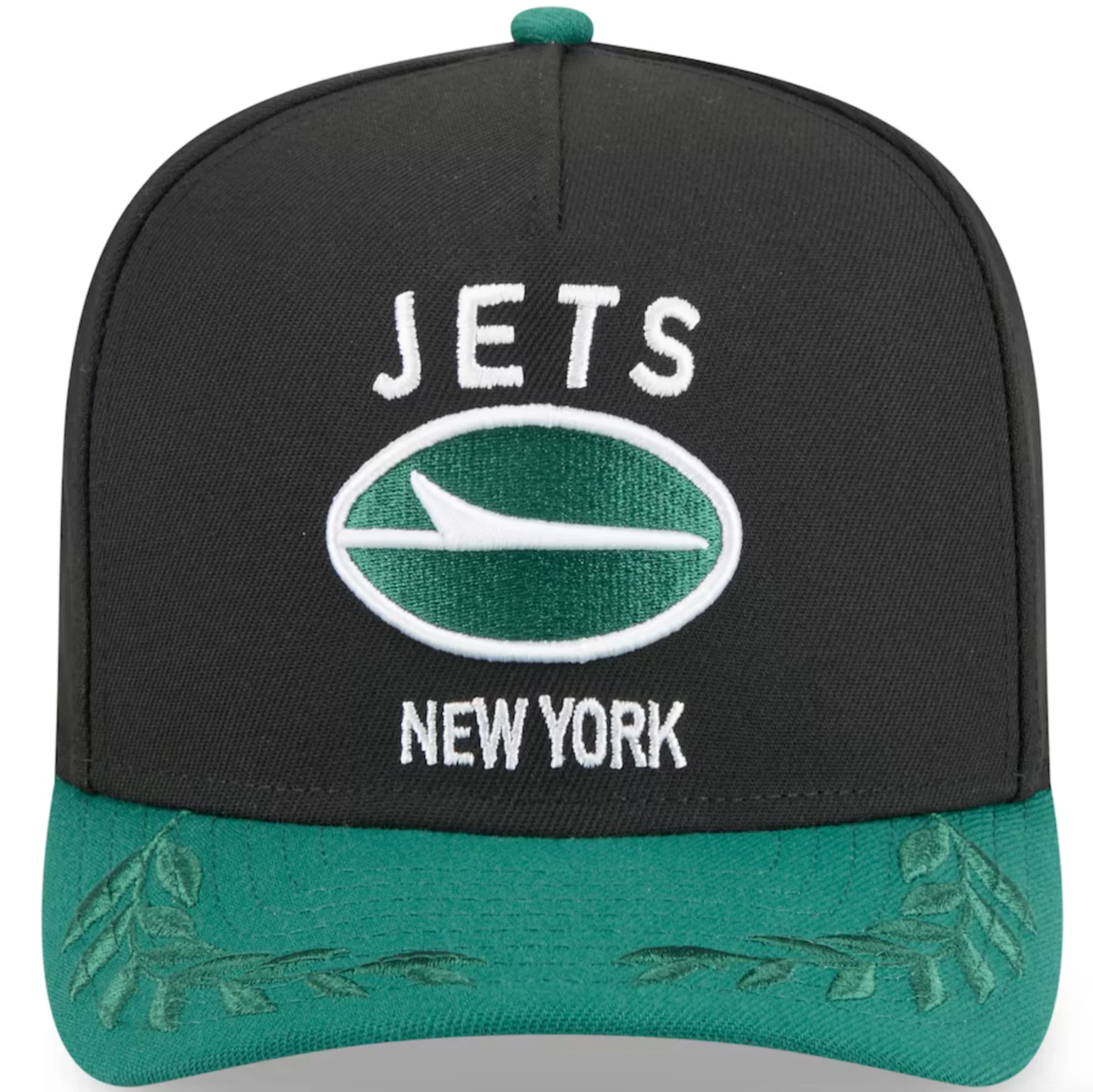 New York Jets Black NFL25 DRAFT 950 AFrame Snap Back - Image 3
