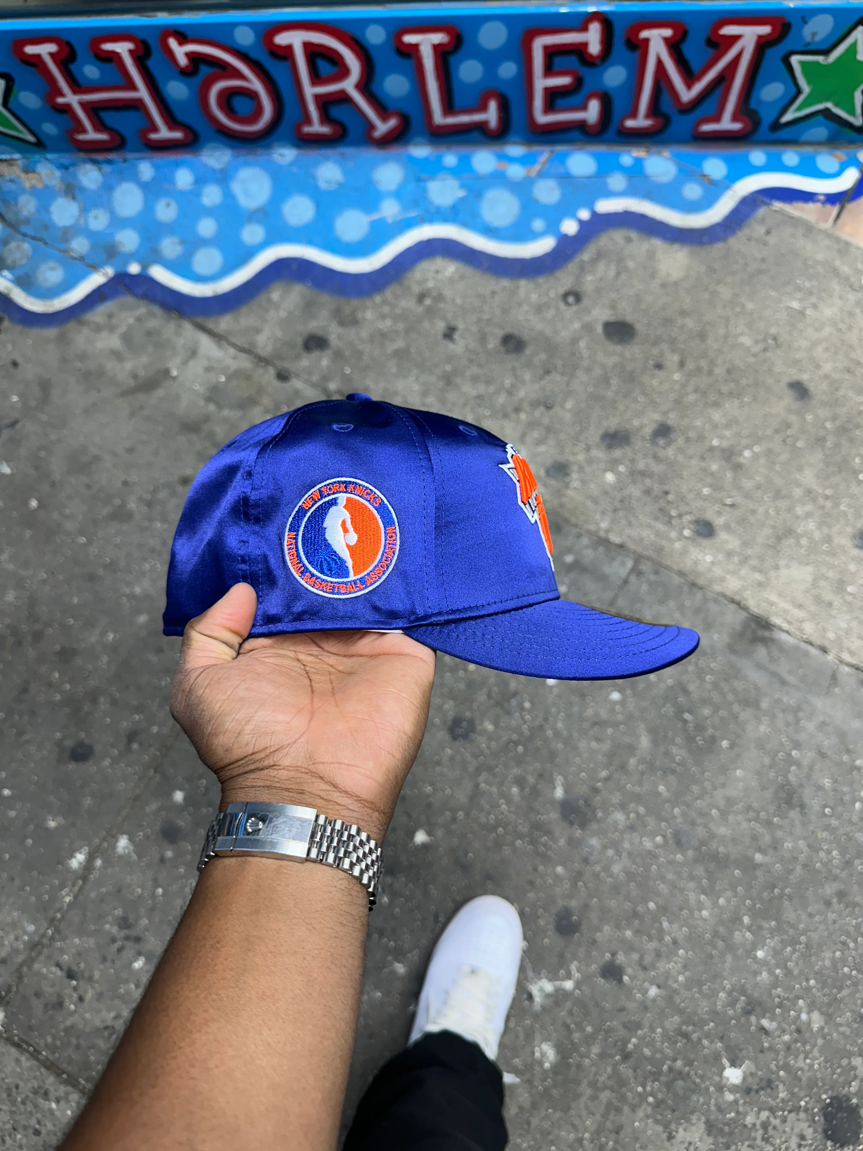 New York Knicks All Satin Royal Blue - Image 6