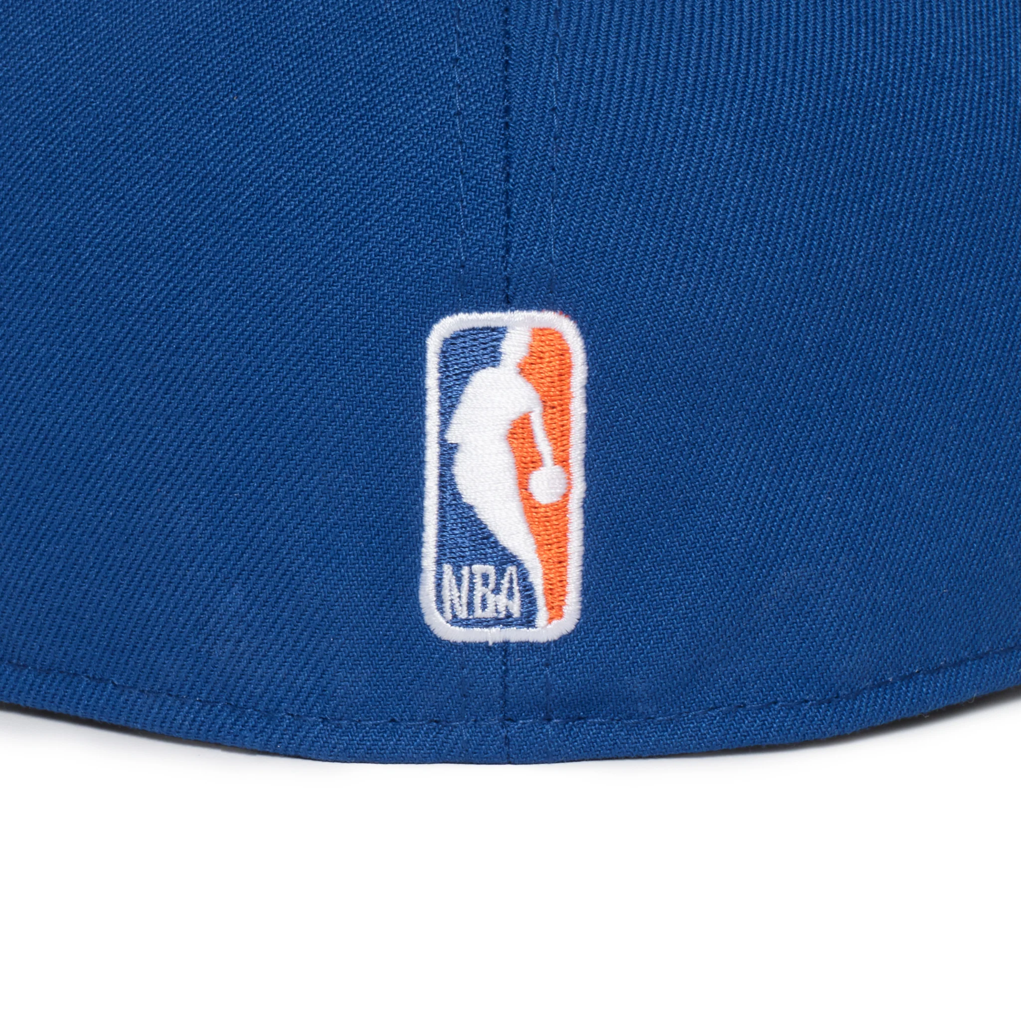 New York Knicks Blue Upside Down Logo 2x Champs Grey uv - Image 6