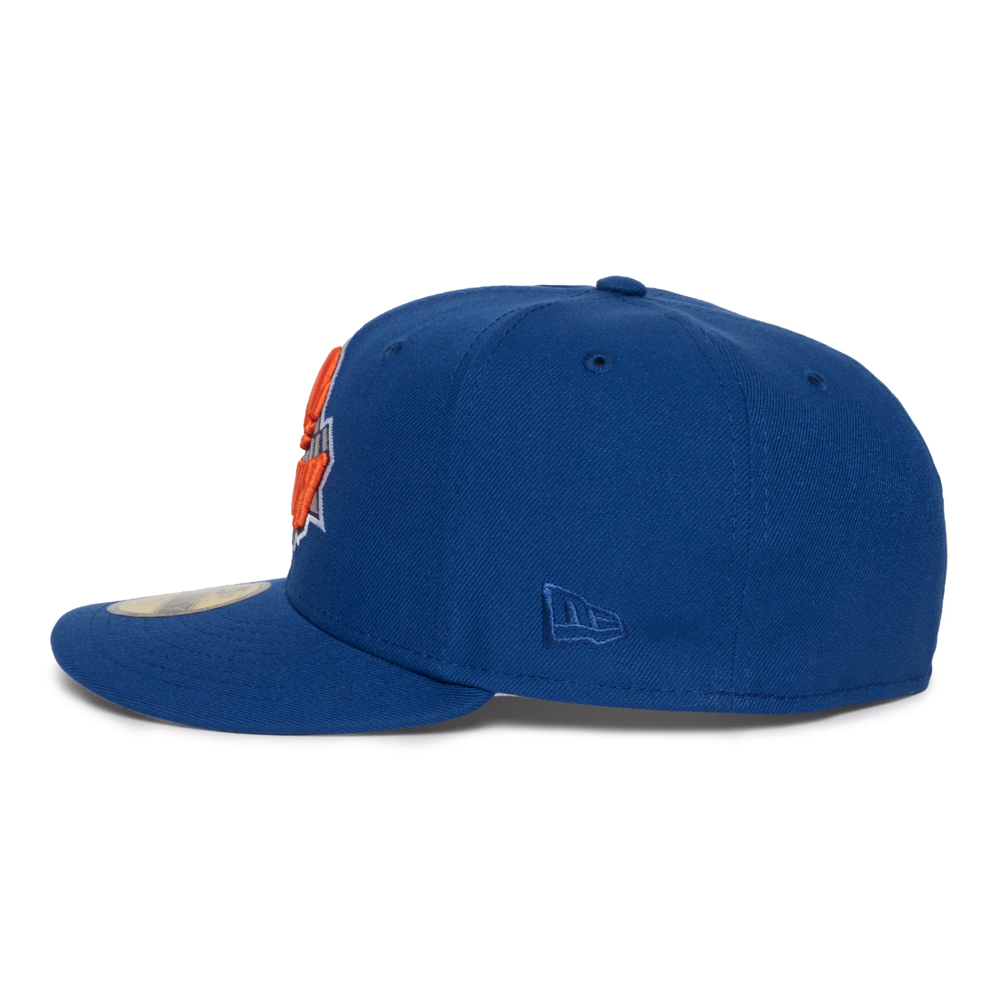 New York Knicks Blue Upside Down Logo 2x Champs Grey uv - Image 7