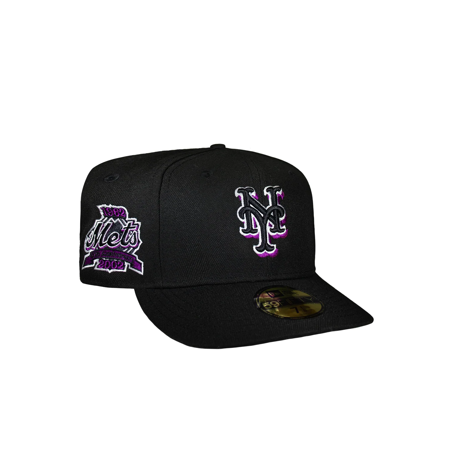 New York Mets All Black City Connect " Purple Outline" 40Th - Image 2