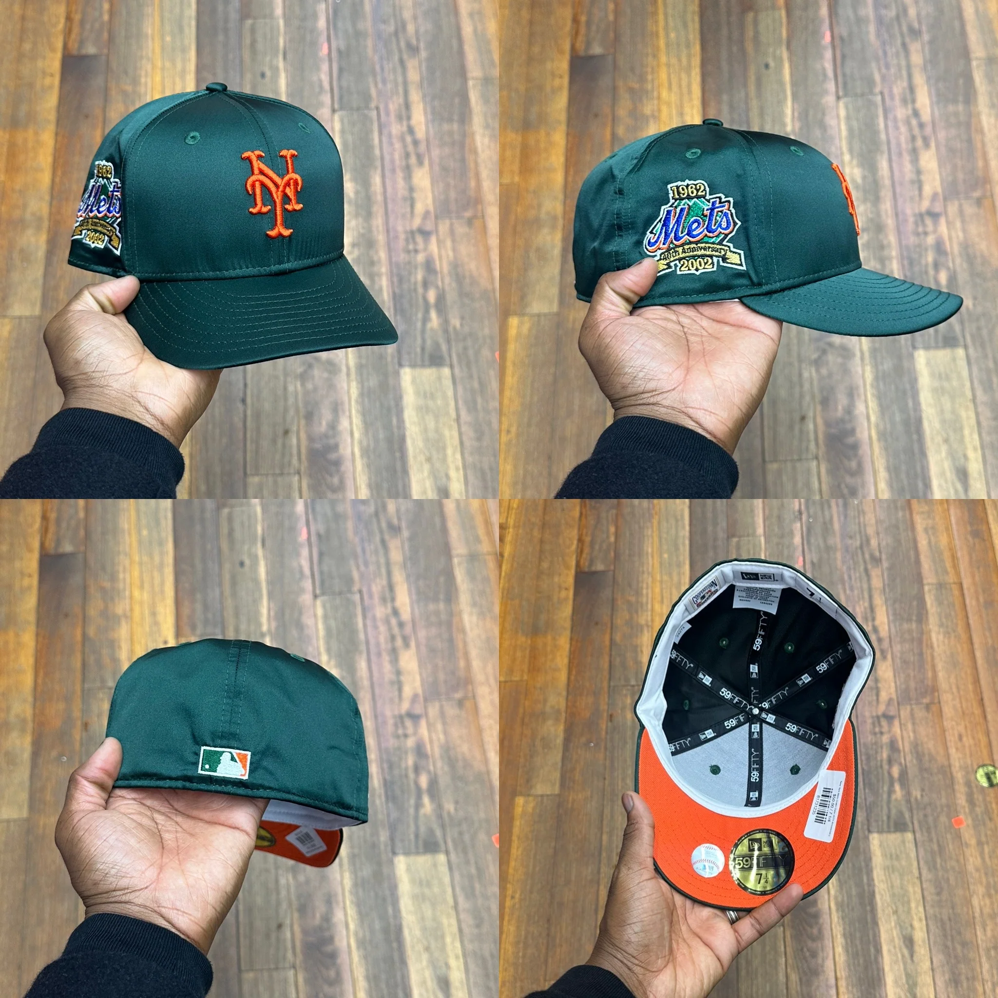 New York Mets Green Satin 40Th Anniversary - Image 2