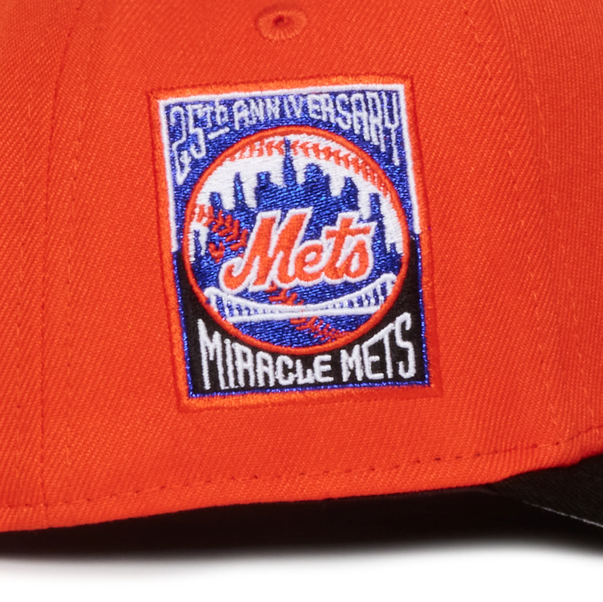 New York Mets Orange and Black 950 AFrame 25 Years Snap Back - Image 3