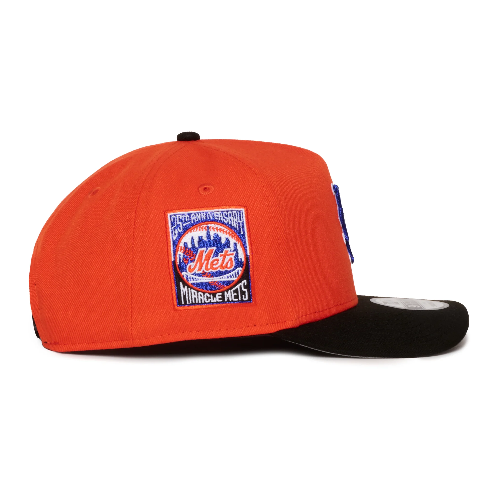 New York Mets Orange and Black 950 AFrame 25 Years Snap Back - Image 4