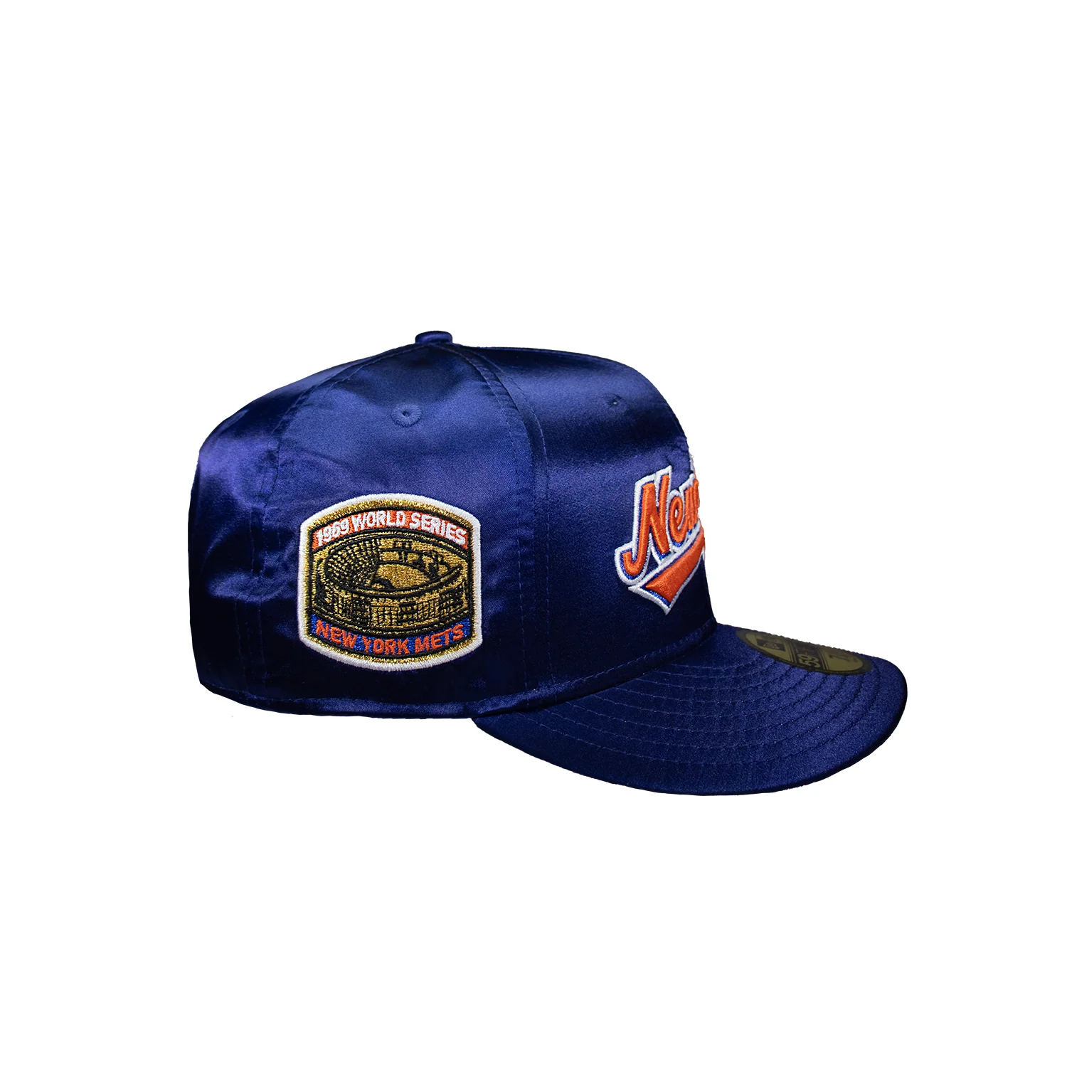 New York Mets Script All Satin Royal Blue 50Th Anniversary - Image 3