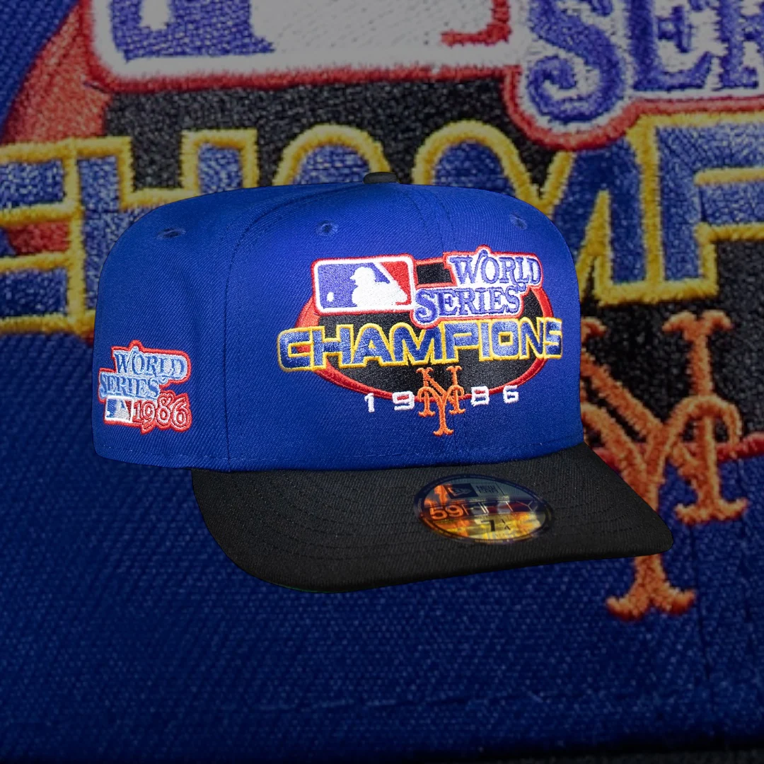 New York Mets World Champions 1986 Royal and Black - Image 4