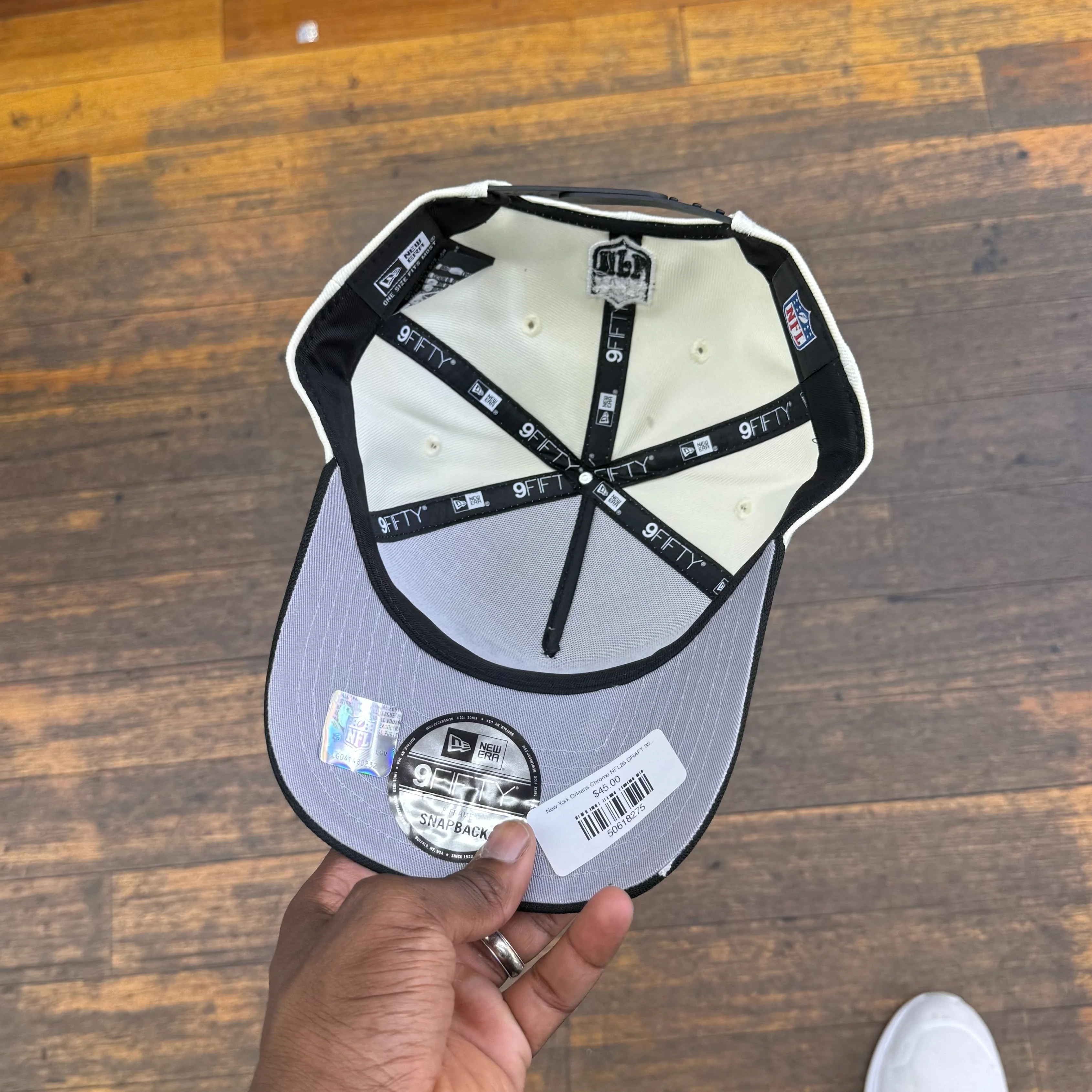 New Orleans Saints Chrome NFL25 DRAFT 950 AFrame Snap Back - Image 6