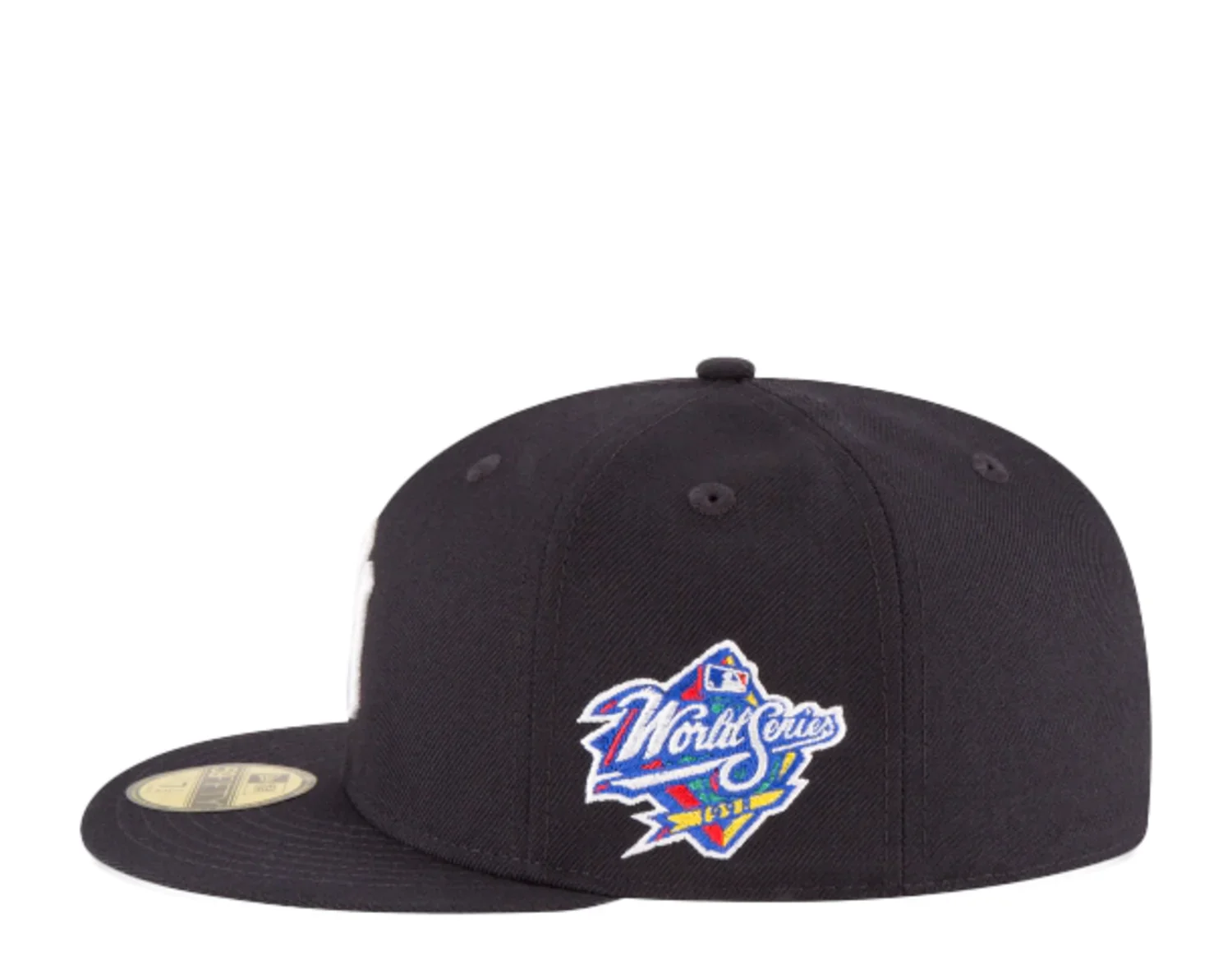 New York Yankees Navy 1998 World Series Grey UV Fitted Hat - Image 5