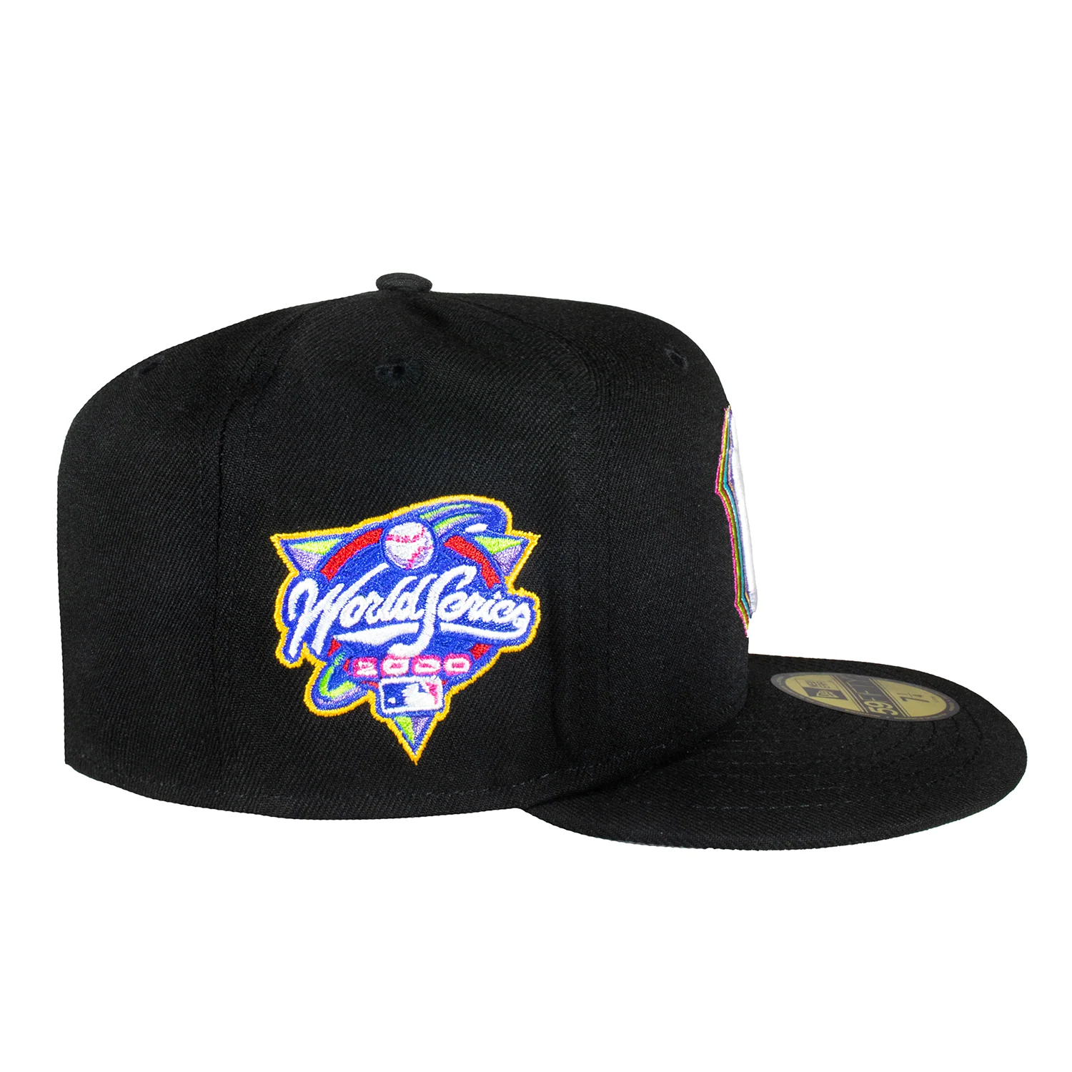 New York Yankees All Black 3D Colored Logo 2000 World Series - Image 2