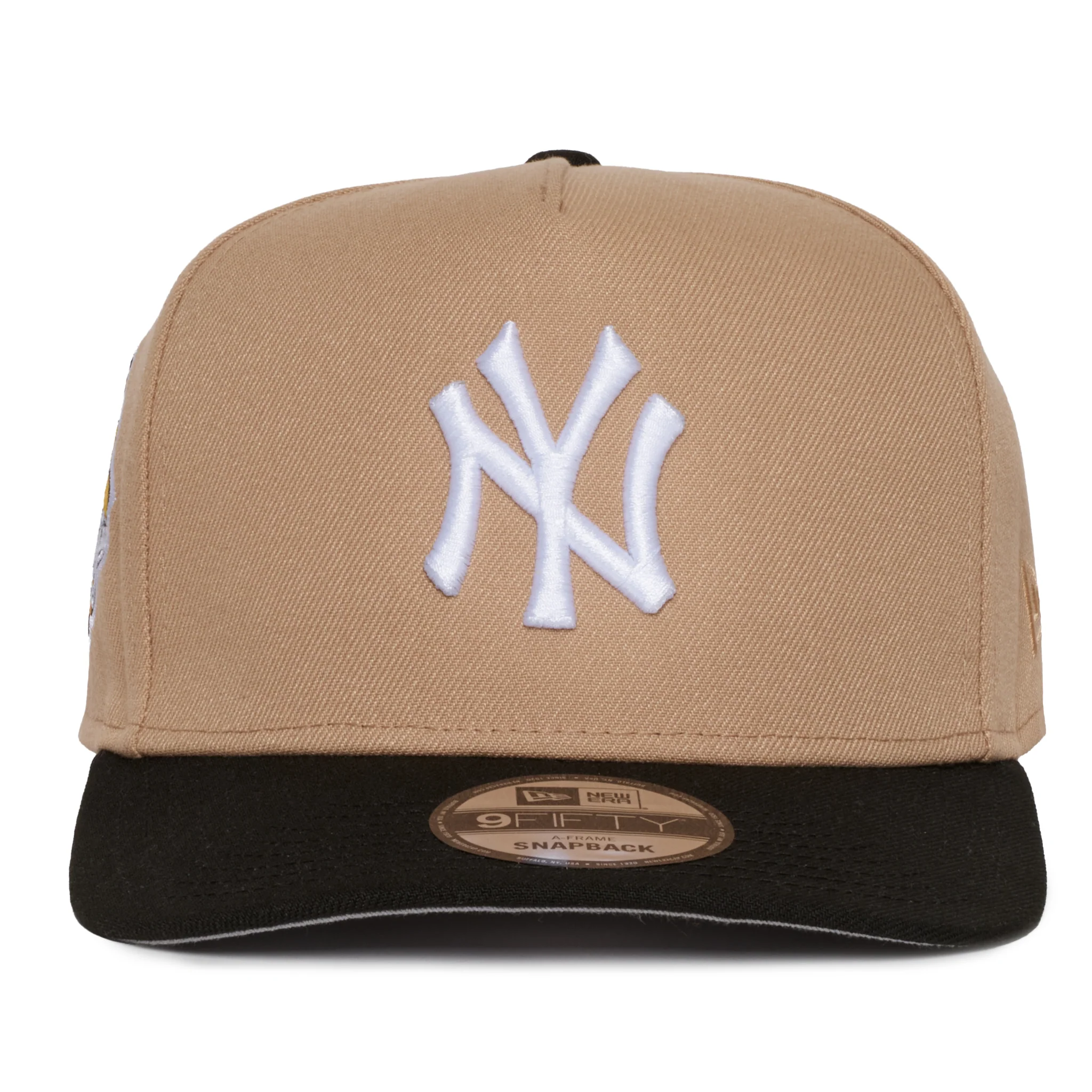New York Yankees Camel and Black 950 AFrame 1999 World Series Snap Back - Image 2