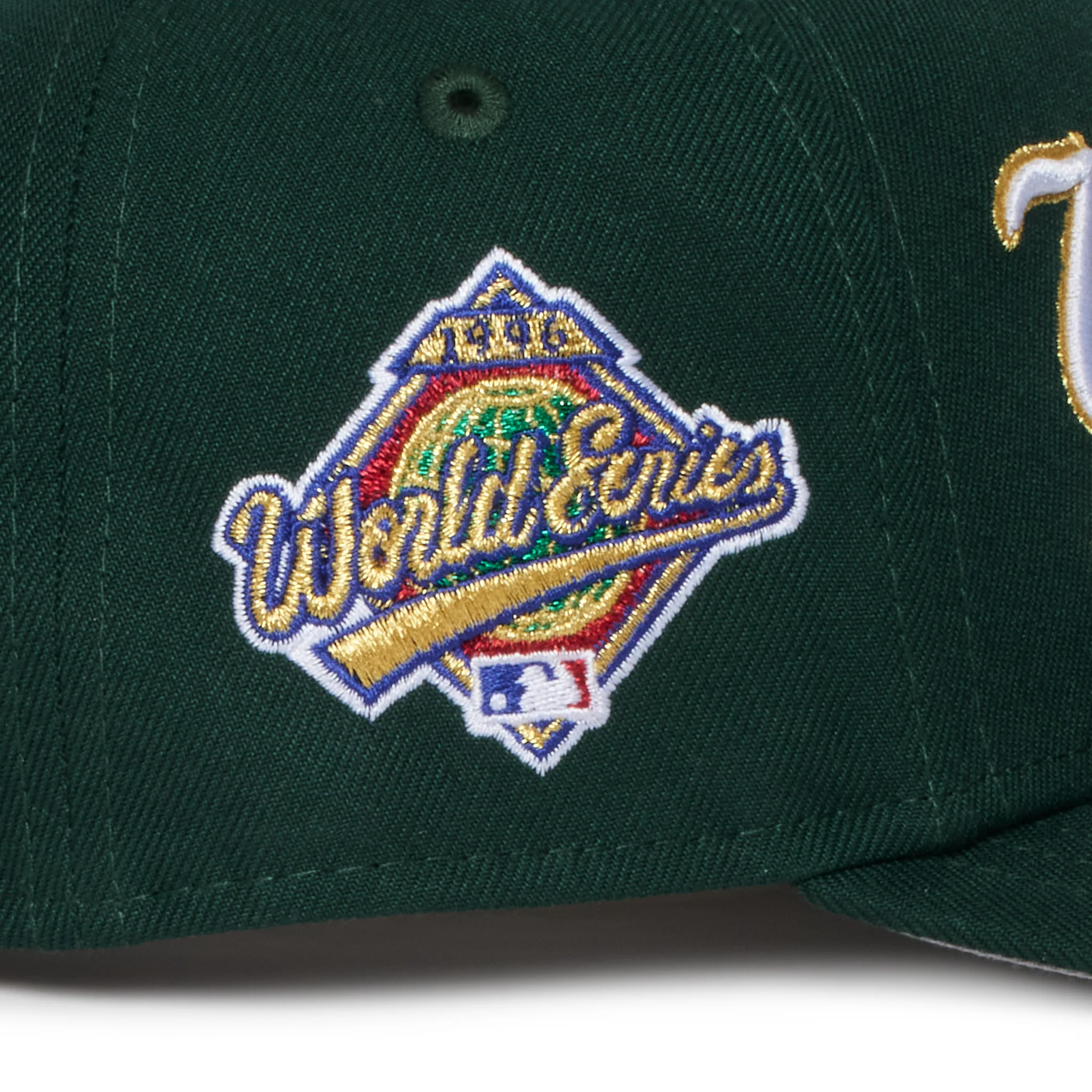 New York Yankees Dark Green Script 950 AFrame 96 WS Snap Back - Image 4