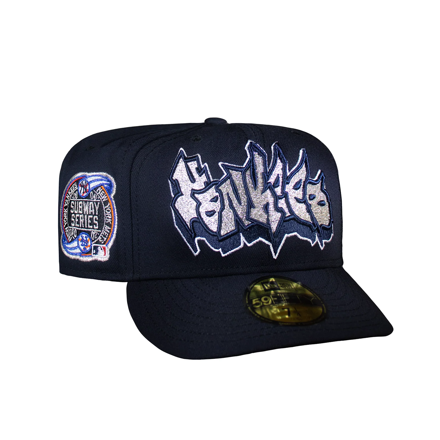 New York Yankees Navy Graffiti 2000 Subway Series - Image 2