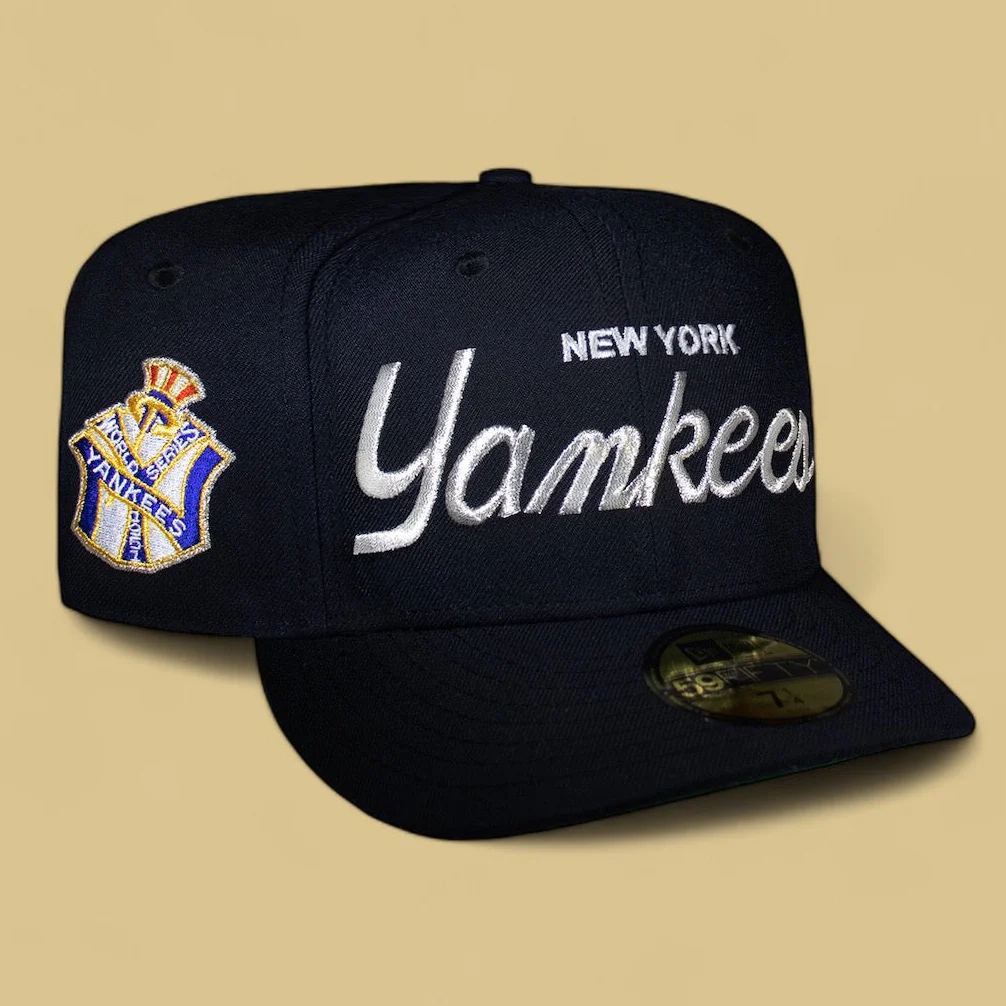 New York Yankees Silver Script Logo 1951 World Series