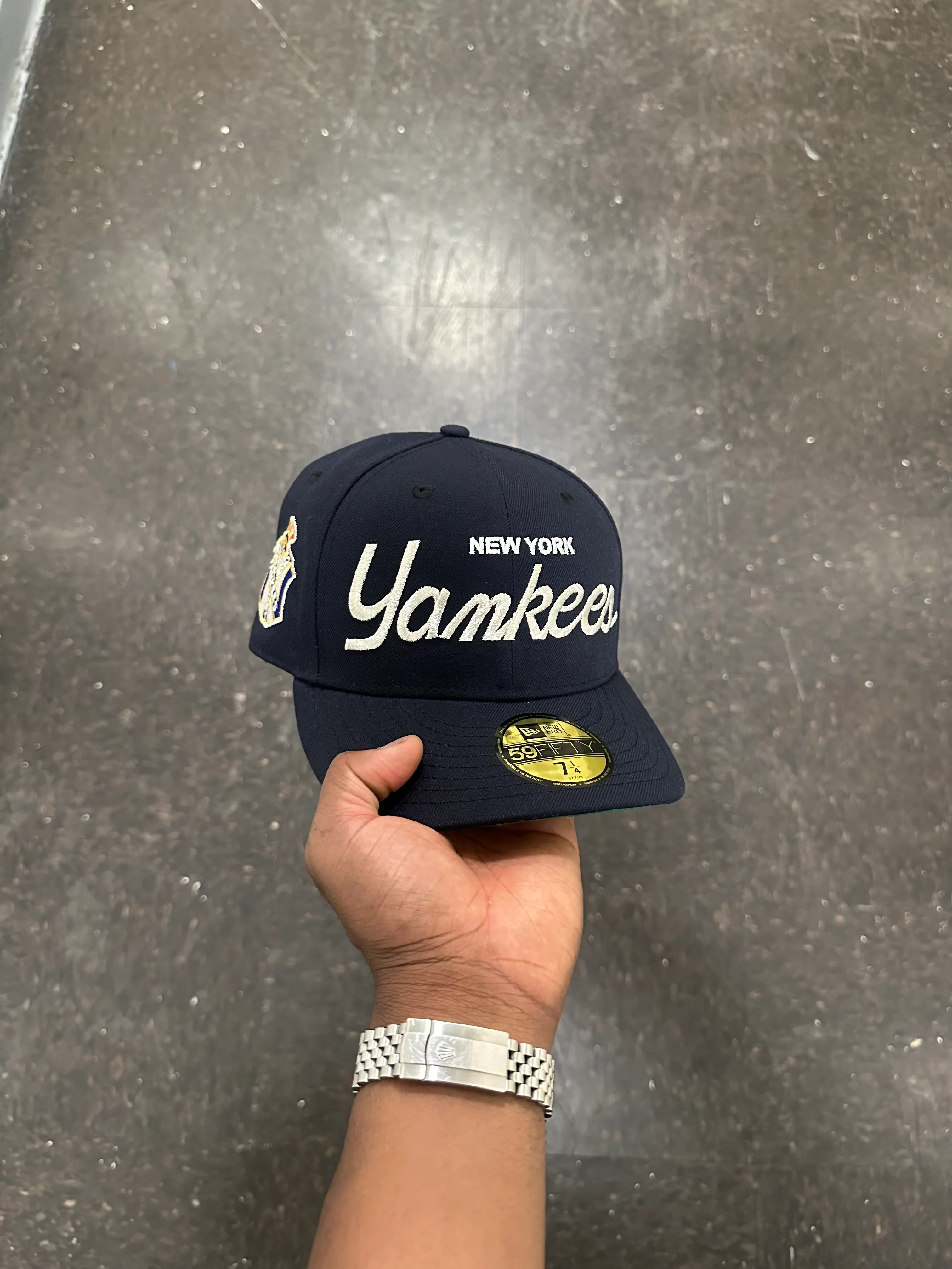 New York Yankees Silver Script Logo 1951 World Series - Image 5