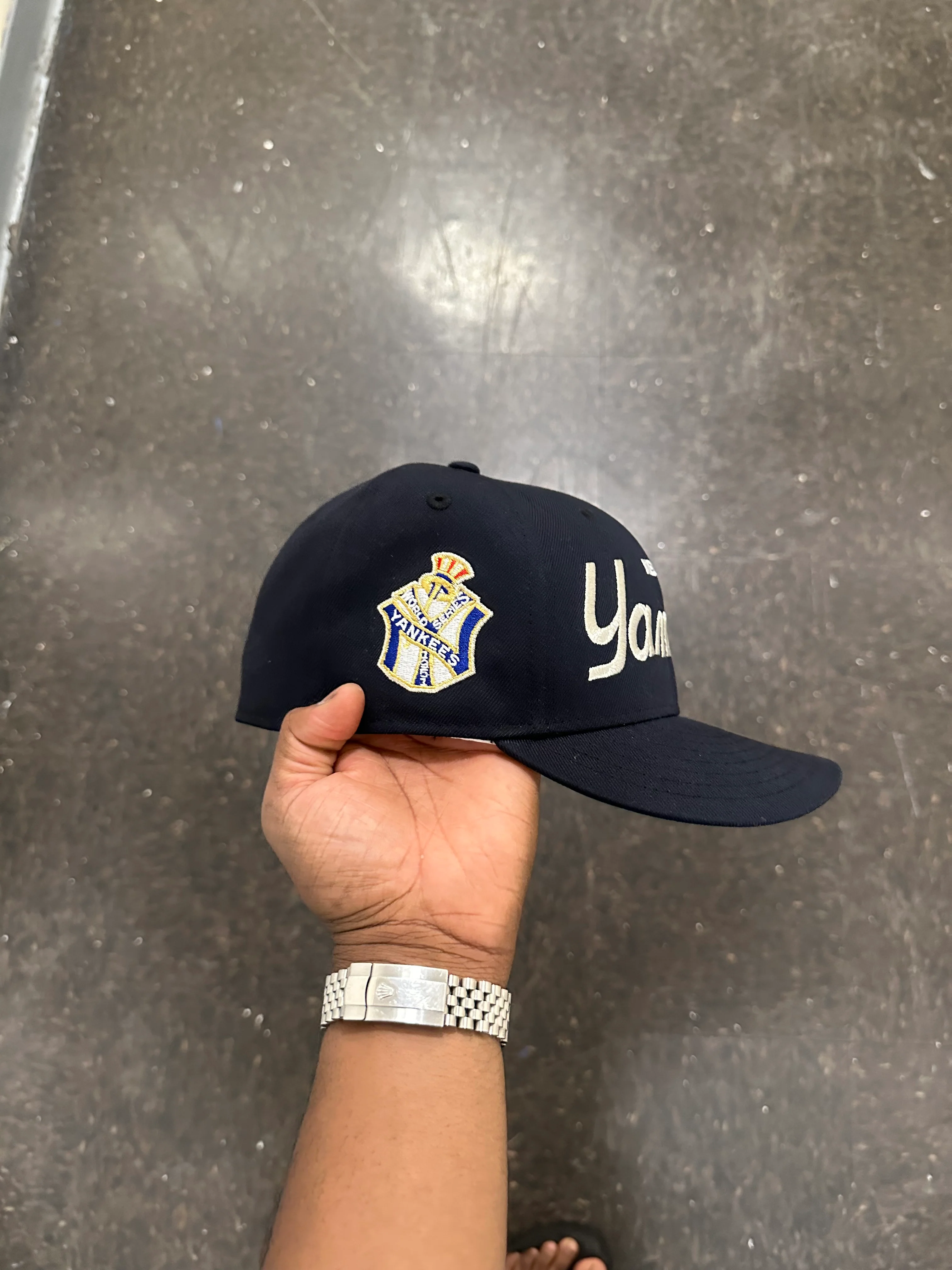 New York Yankees Silver Script Logo 1951 World Series - Image 8