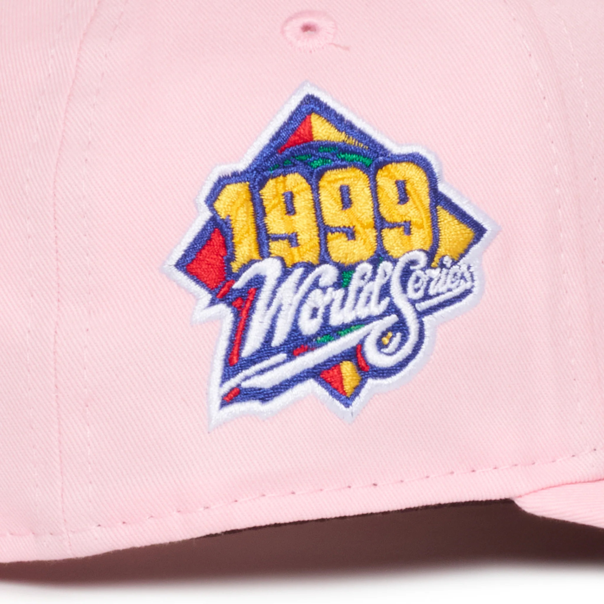 New York Yankees Soft Pink 950 AFrame 99 WS Snap Back - Image 3