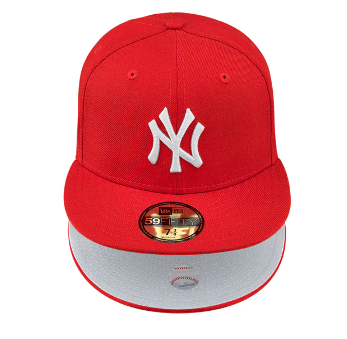 New York Yankees Red Flat Back 1999 World Series Grey UV - Image 3