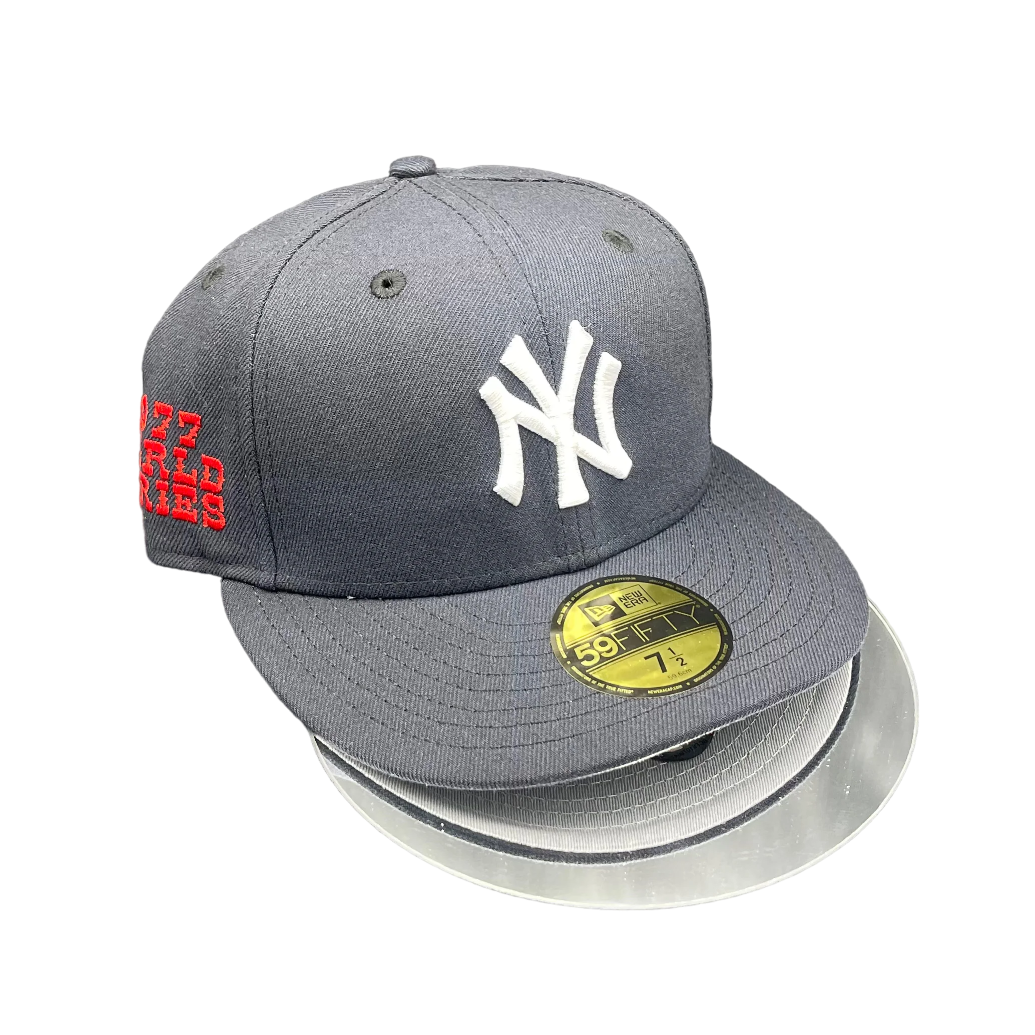 New York Yankees All Dark Navy 1977 WS - Image 3