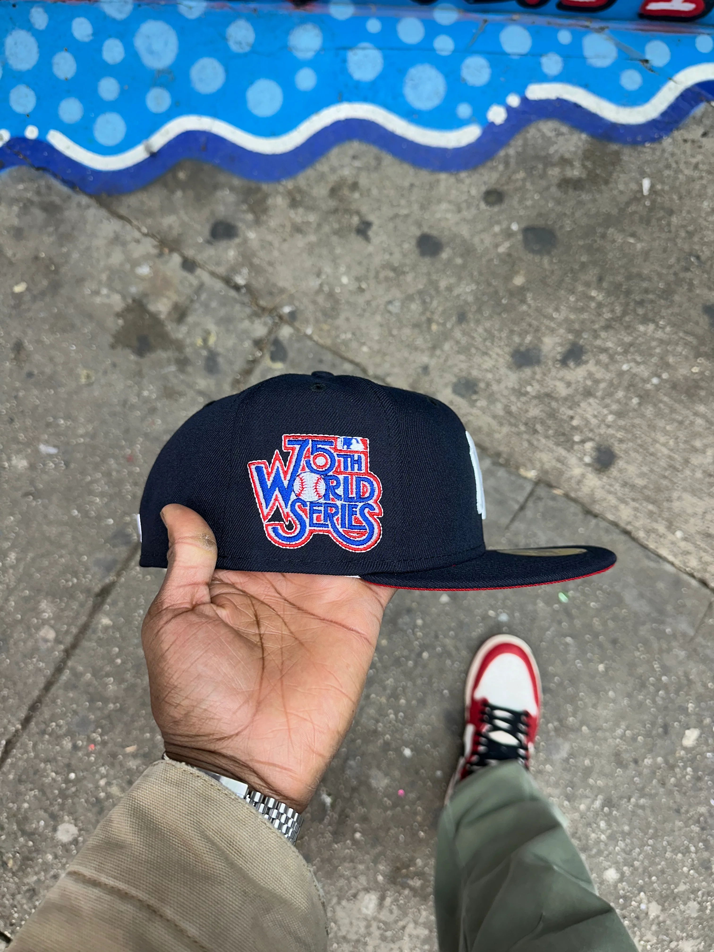 New York Yankees All Navy w/ Red UV 75TH World Series - Image 6