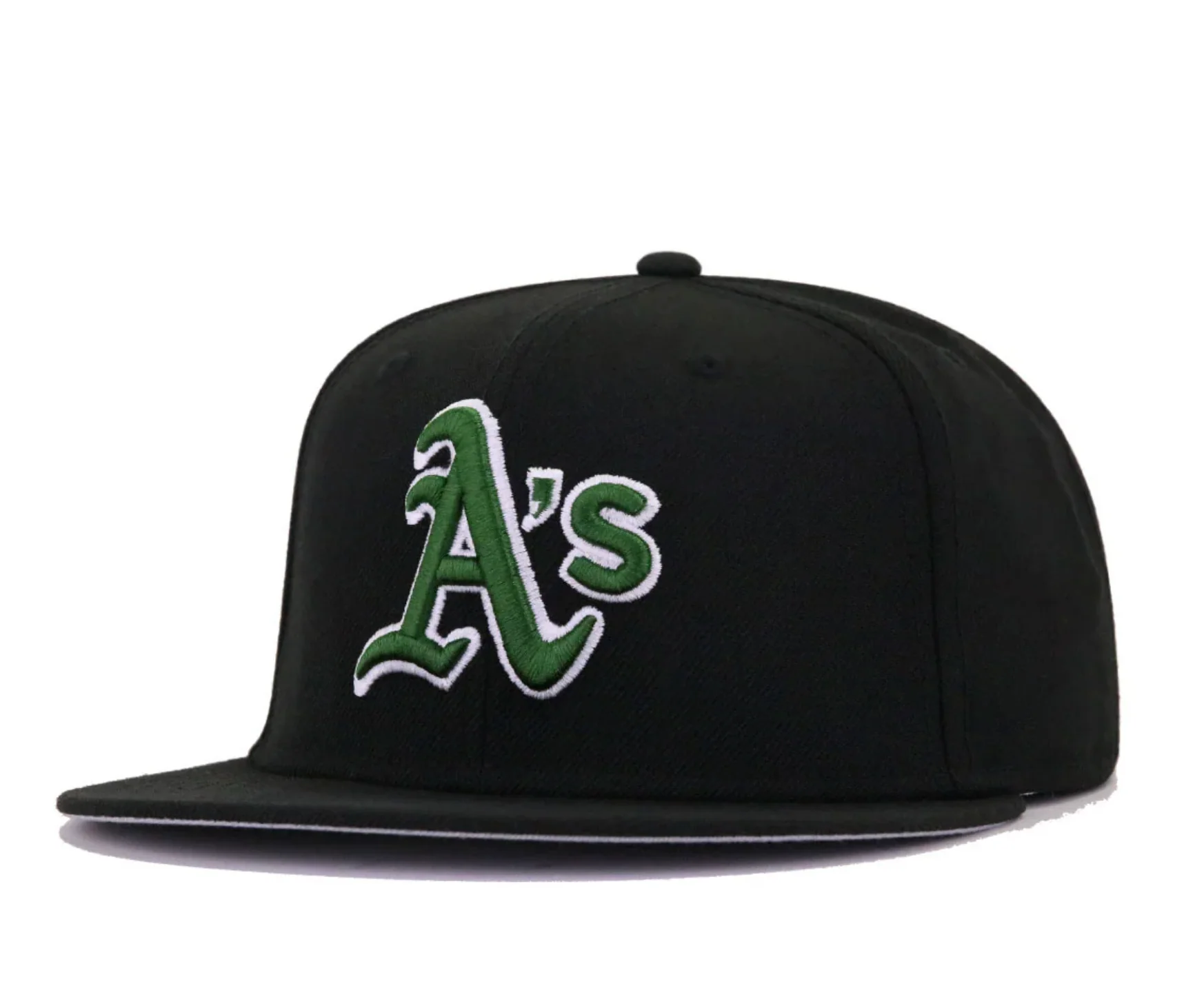 Oakland Athletics All Black No Patch Grey uv