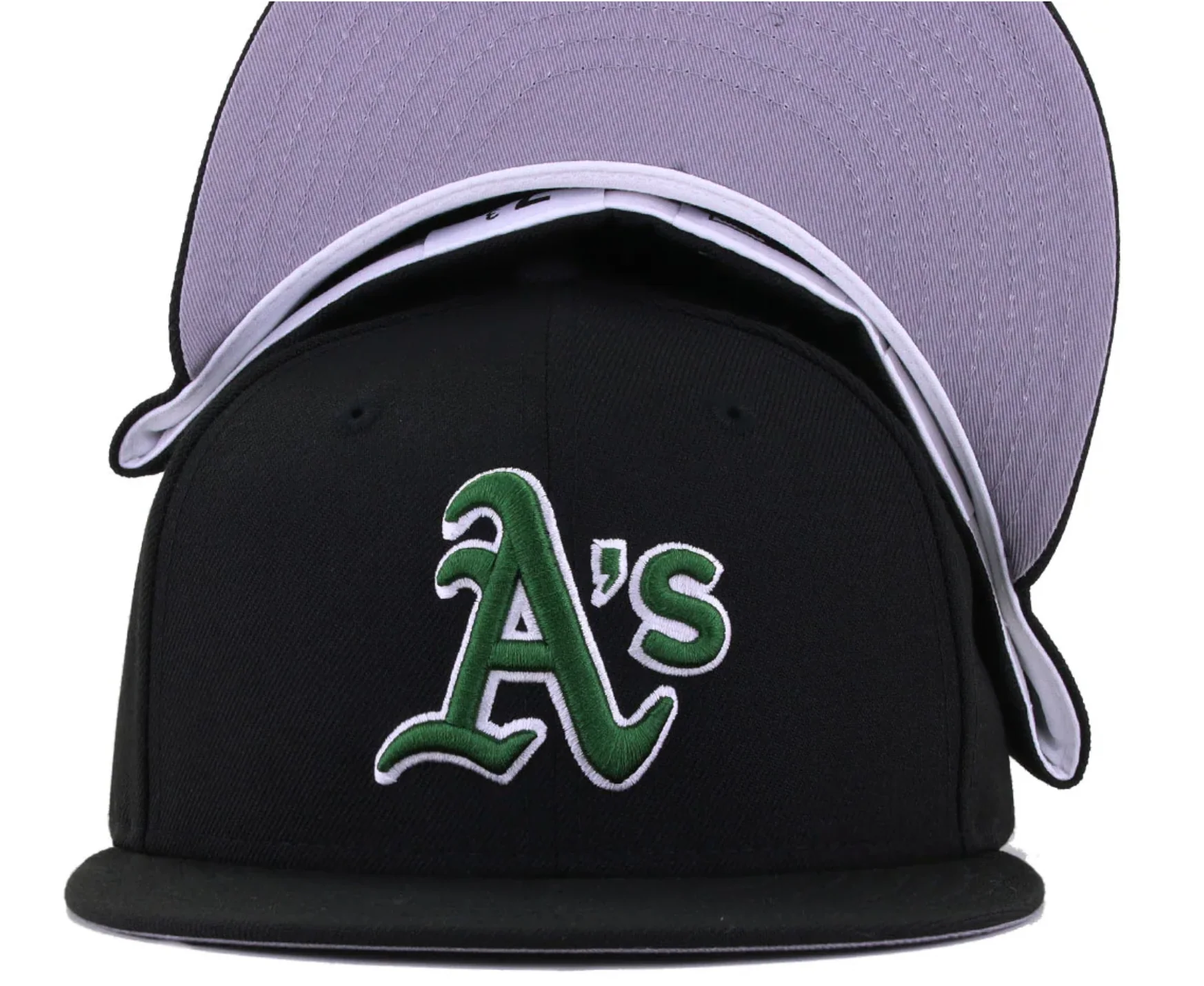 Oakland Athletics All Black No Patch Grey uv - Image 4