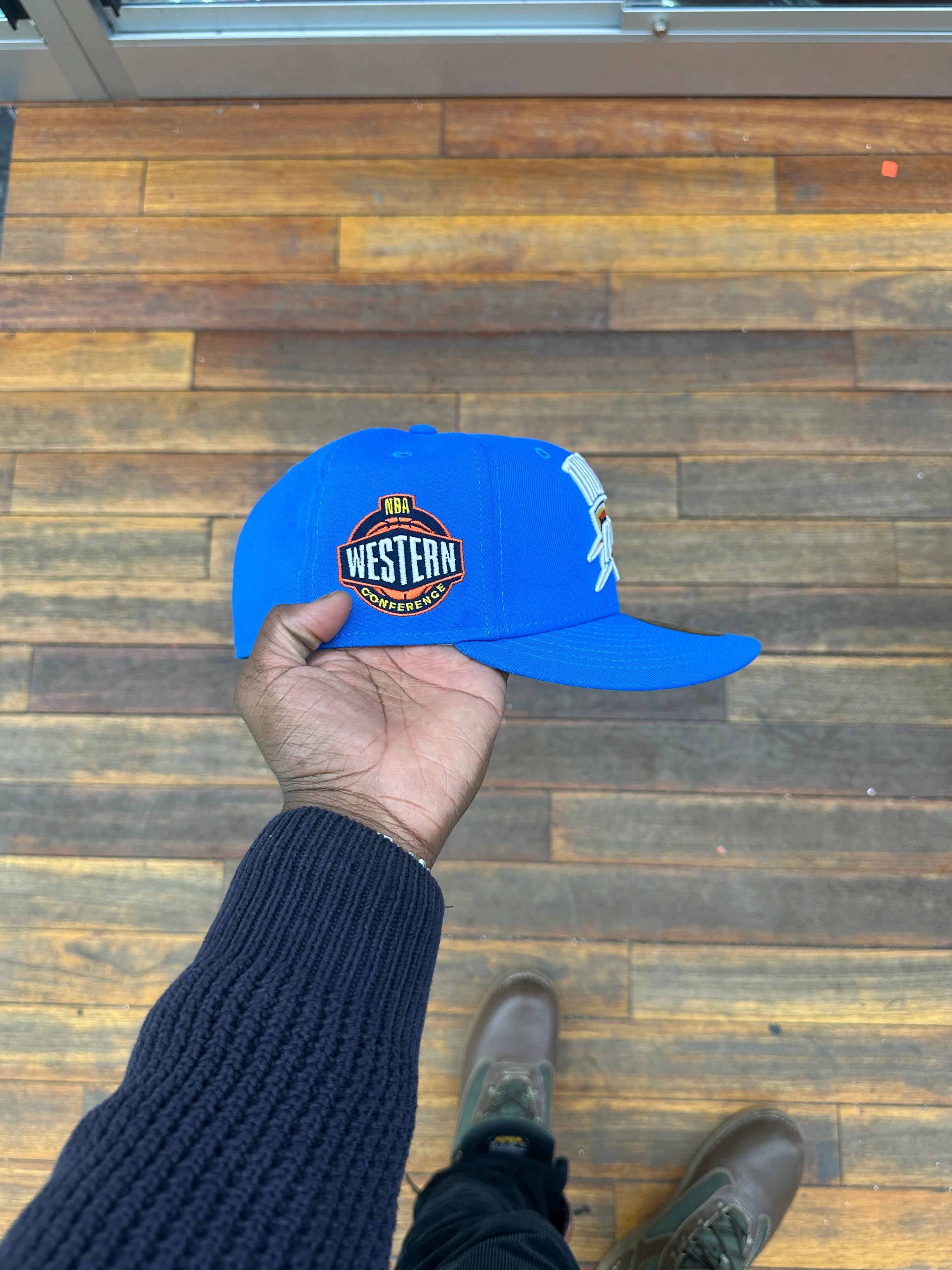 Oklahoma City Thunder Light Blue Fitted Western Conference - Image 5