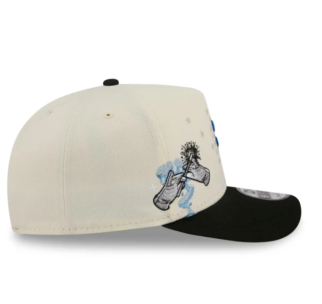 Orlando Magic HWC Chrome White 9FIFTY A-Frame Snapback - Image 4