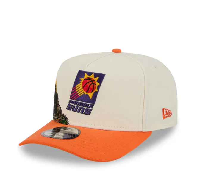 Phoenix Suns HWC Chrome White 9FIFTY A-Frame Snapback - Image 3