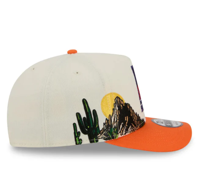 Phoenix Suns HWC Chrome White 9FIFTY A-Frame Snapback - Image 4