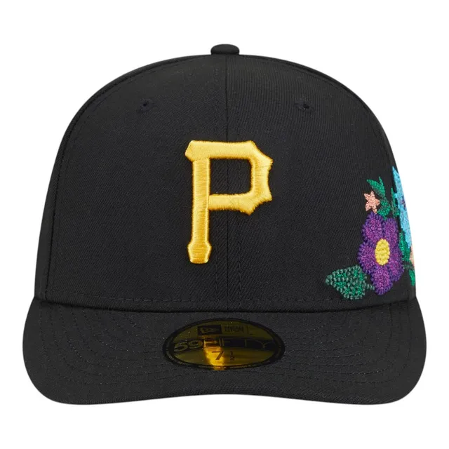 Pittsburgh Pirates Black Floral Chain Stitch Green UV - Image 2